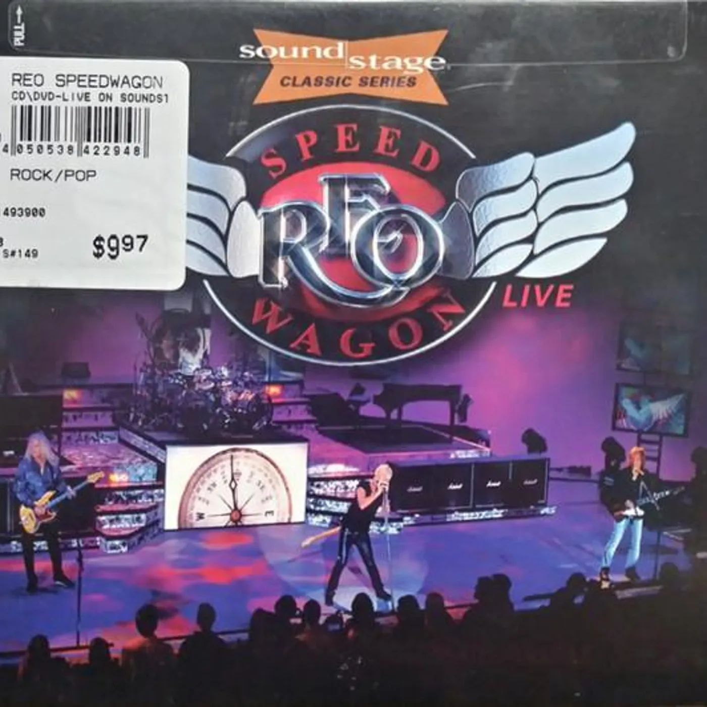 REO Speedwagon LIVE ON SOUNDSTAGE (CLASSIC SERIES) (CD/DVD) CD