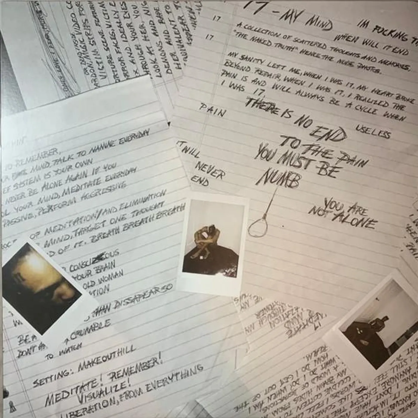 XXXTENTACION 17 (Black & White Vinyl/DL Card) Vinyl Record