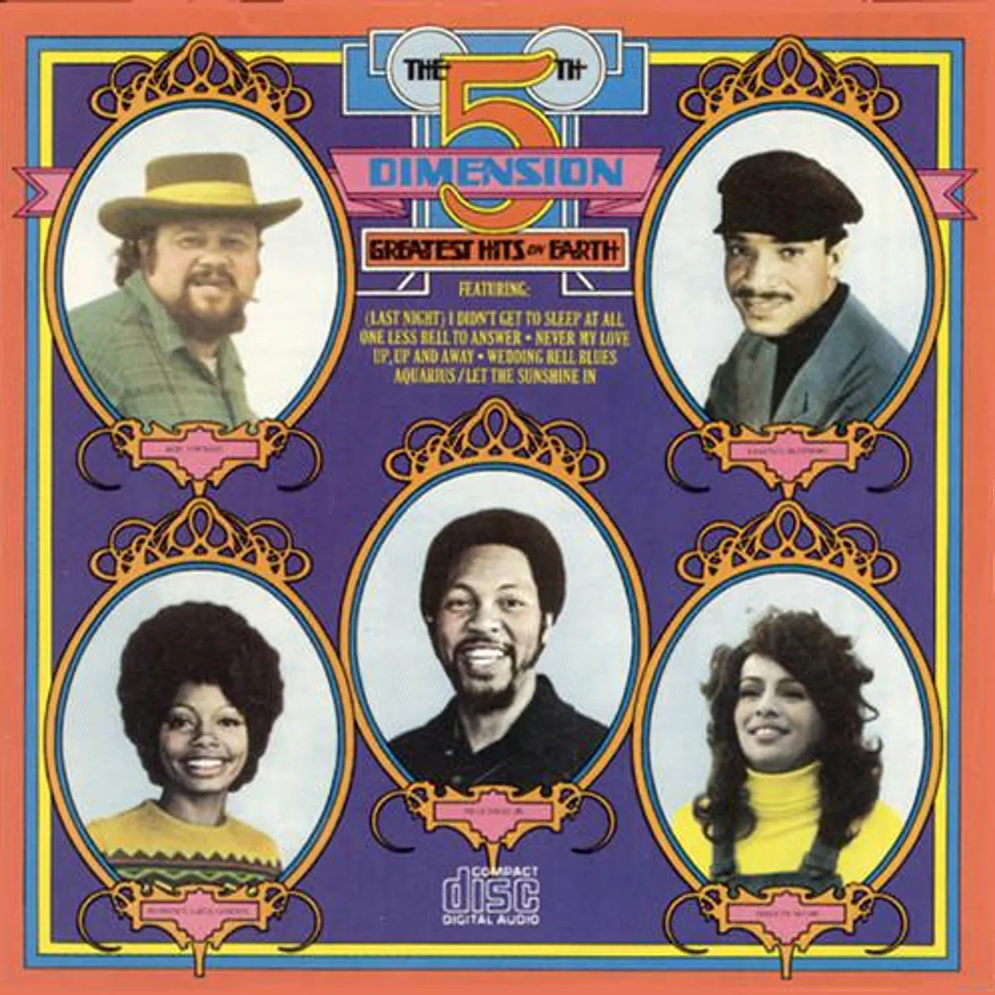 Fifth Dimension GREATEST HITS ON EARTH CD