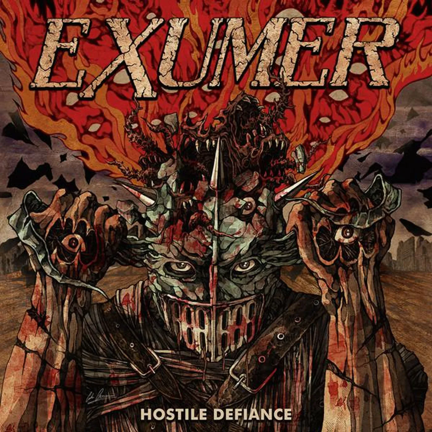 Exumer HOSTILE DEFIANCE CD