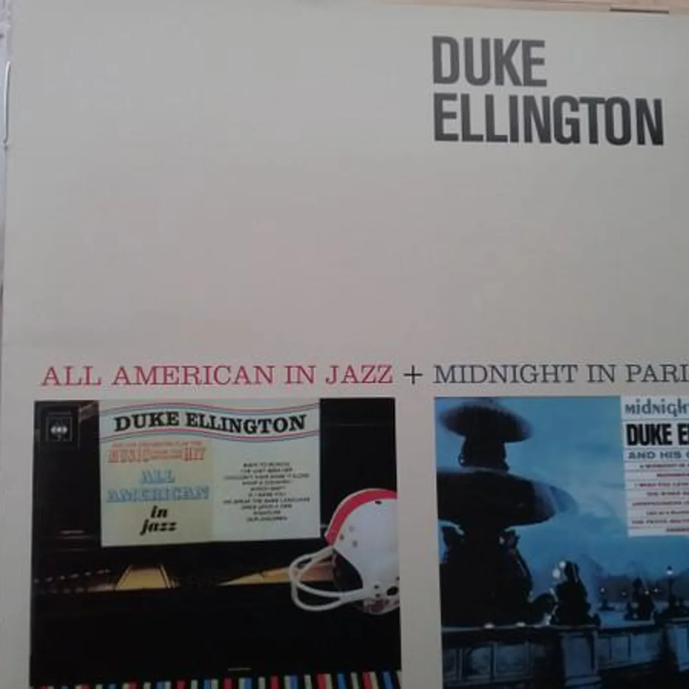 Duke Ellington ALL AMERICAN IN JAZZ / MIDNIGHT IN PARIS CD