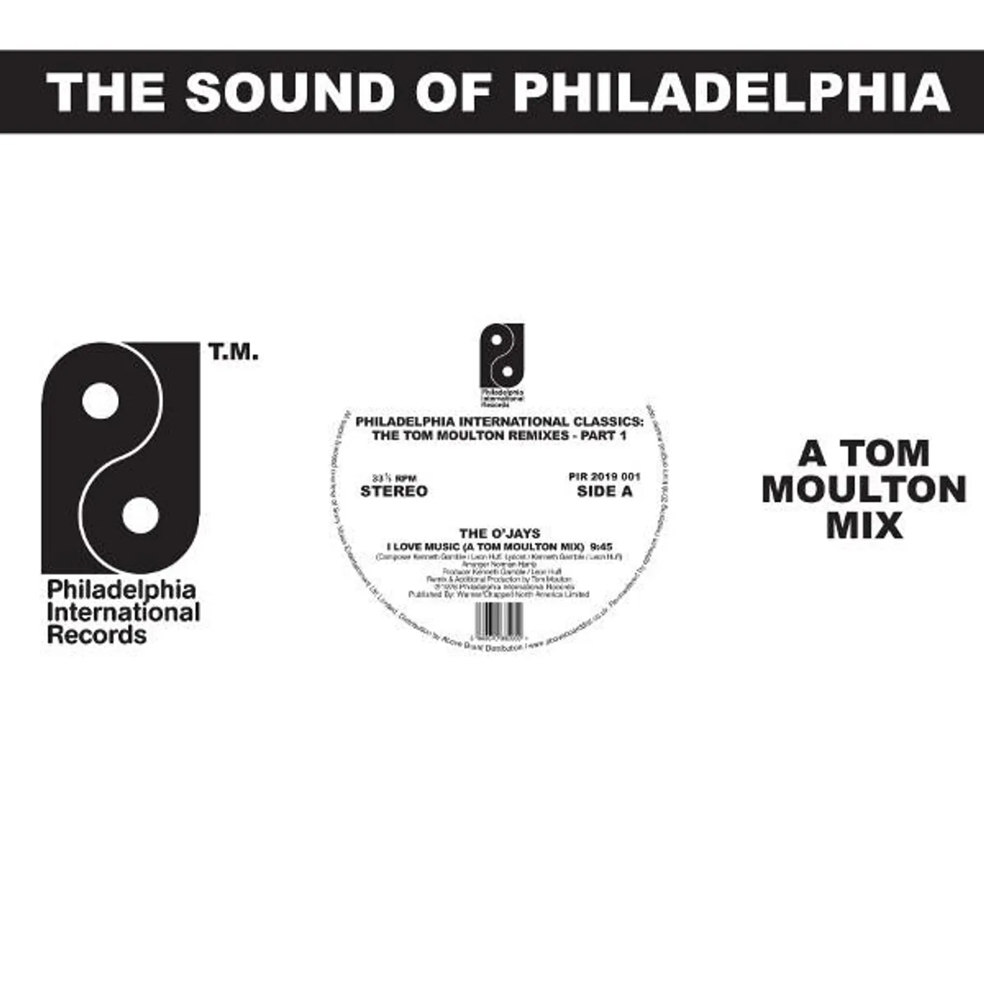 Various Artists  PHILADELPHIA INTERNATIONAL CLASSICS: THE TOM MOULTON REMIXES, PART 1 (2LP) Vinyl Record