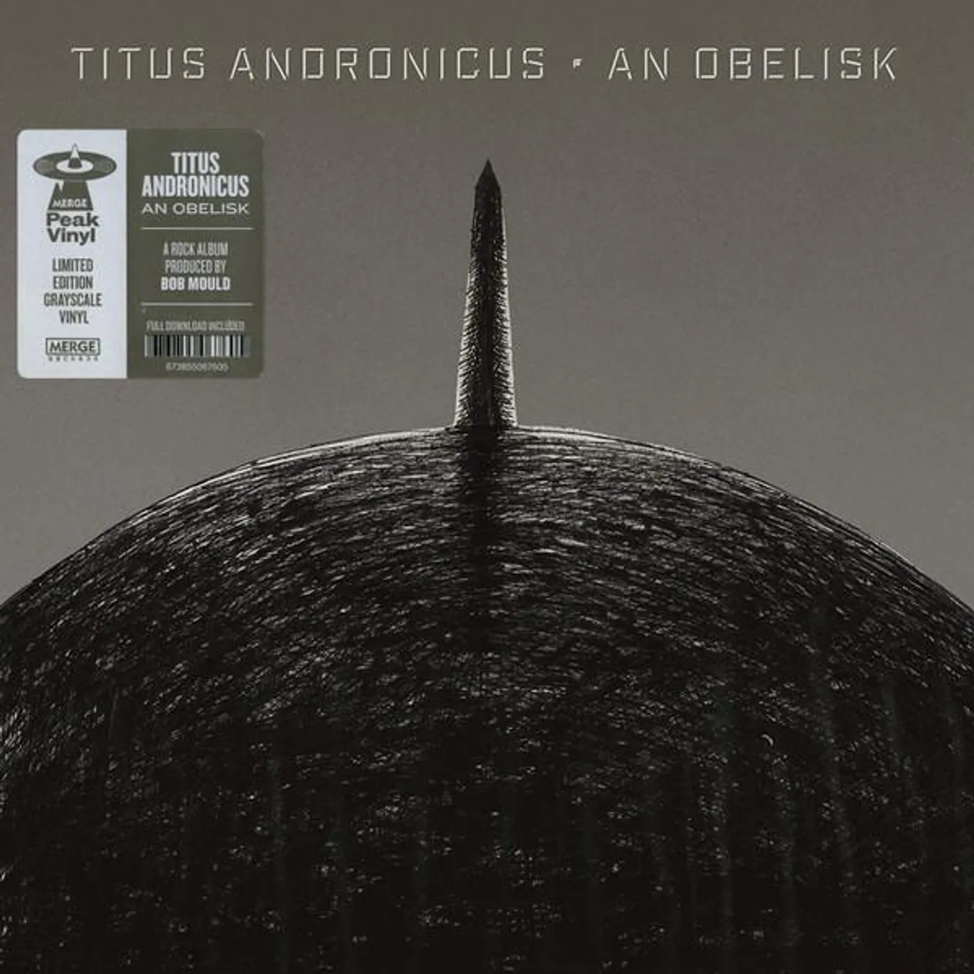 Titus Andronicus AN OBELISK (GRAY & BLACK VINYL/DL CODE) (I) Vinyl Record