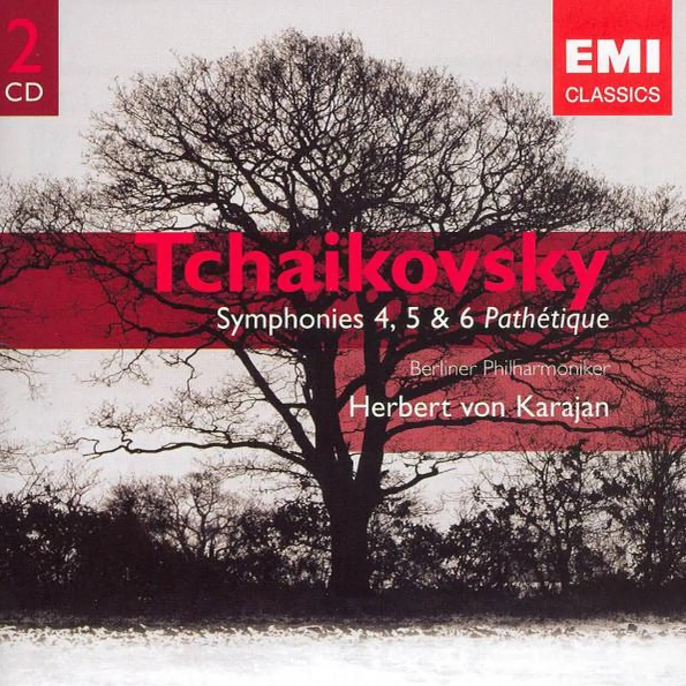 Herbert von Karajan TCHAIKOVSKY: SYMPHONIES 4 5 & 6 PATHETIQUE CD