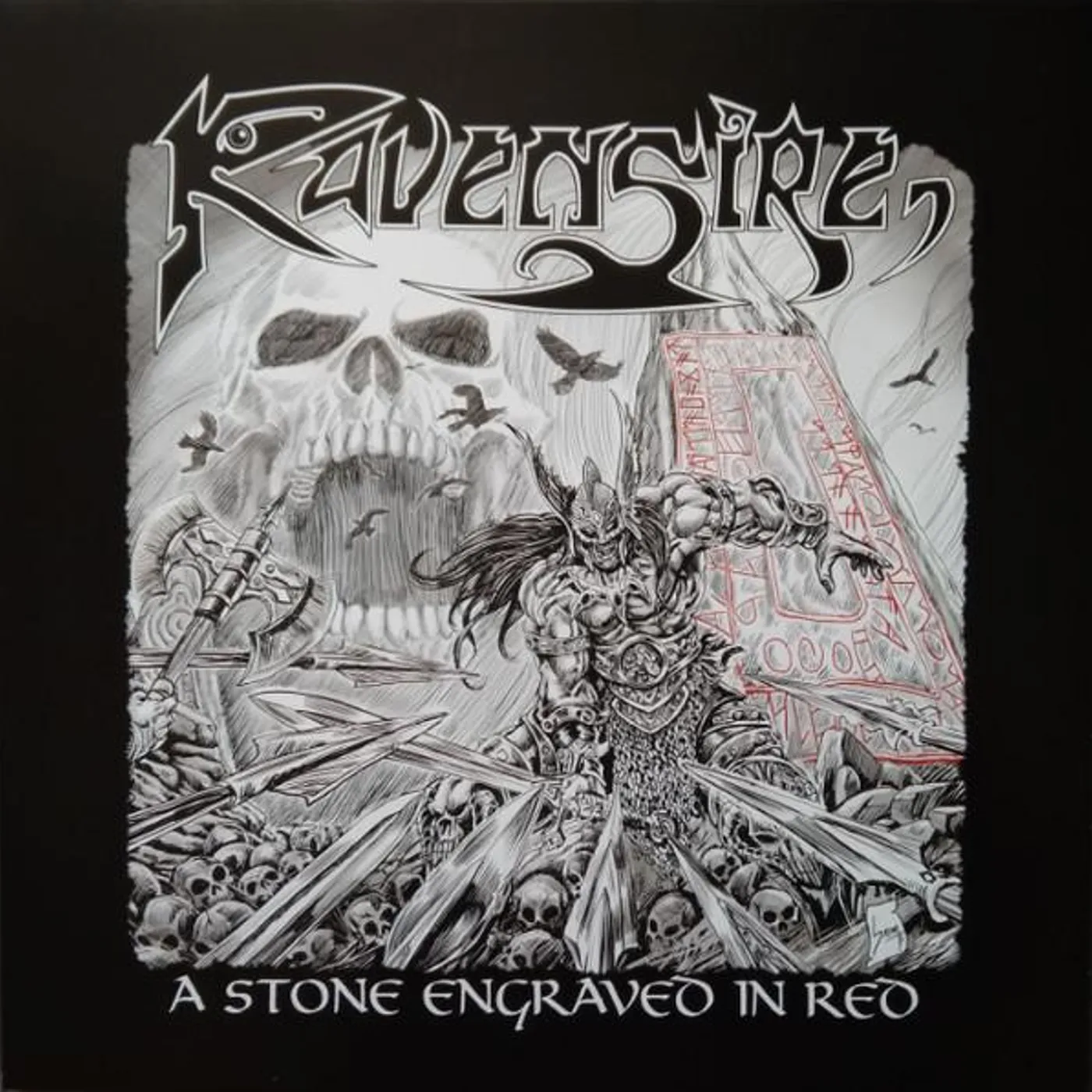 Ravensire STONE ENGRAVED IN RED Vinyl Record