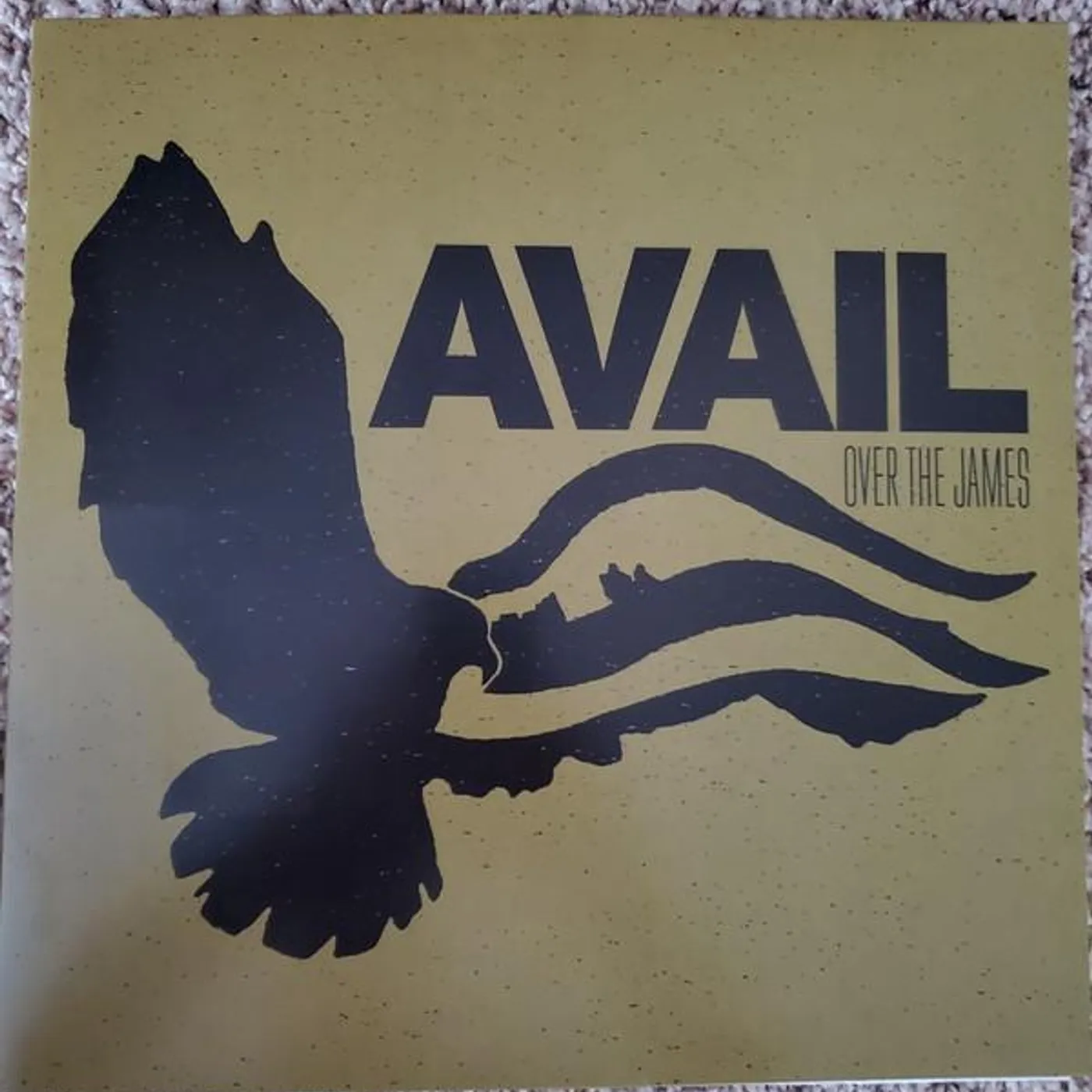 Avail OVER THE JAMES (OPAQUE ORANGE W/ WHITE SWIRL) Vinyl Record