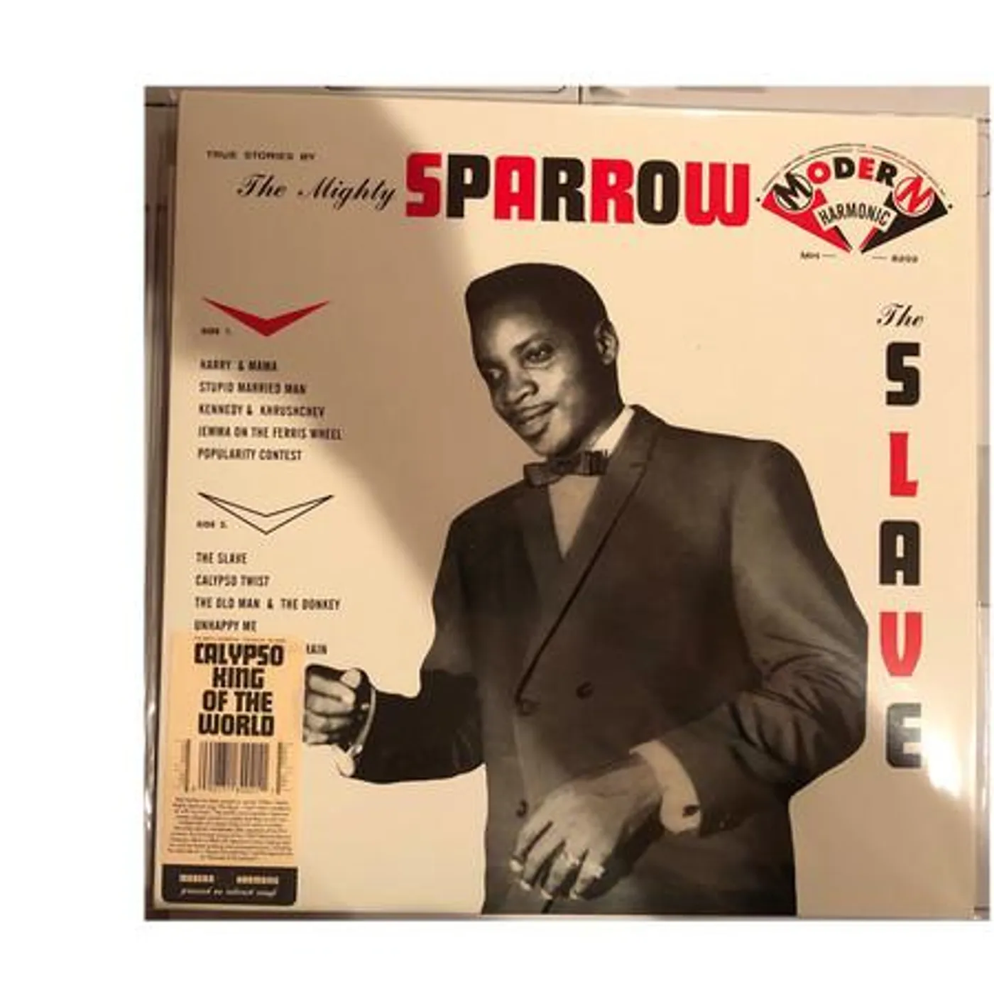 Mighty Sparrow SLAVE (RED VINYL) Vinyl Record