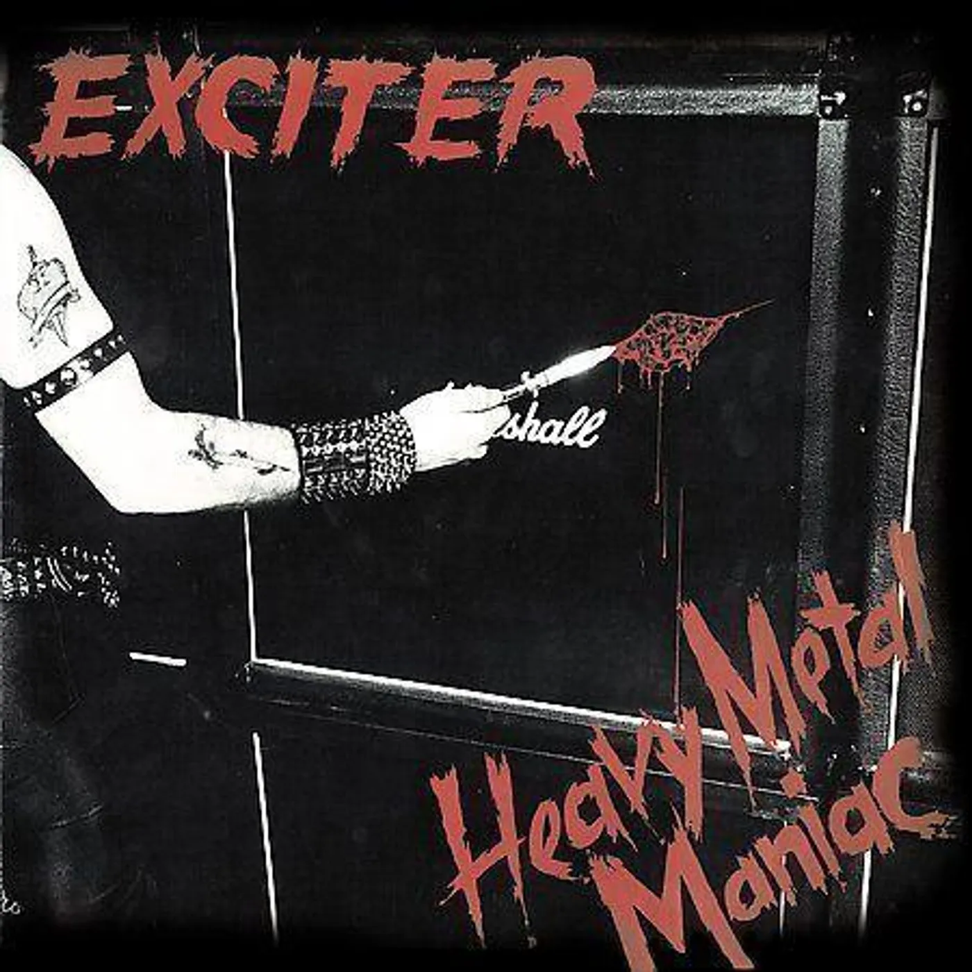 Exciter HEAVY METAL MANIAC (SILVER VINYL) Vinyl Record
