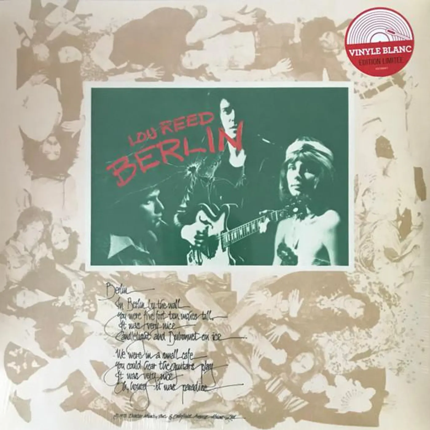 Lou Reed Berlin Vinyl Record
