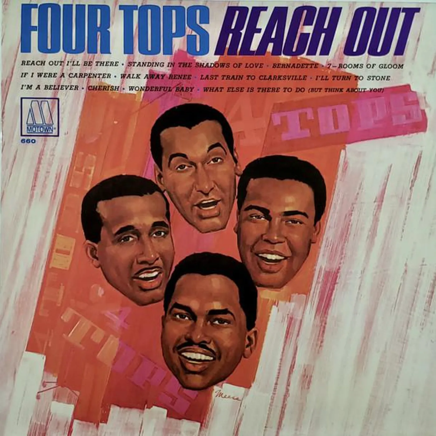 Four Tops REACH OUT Vinyl Record