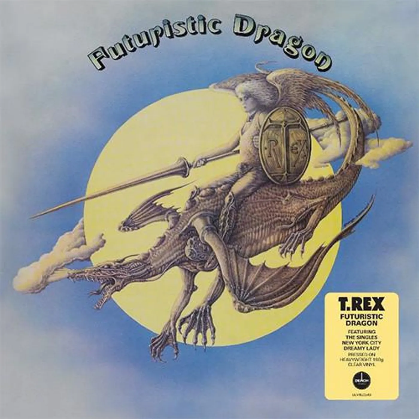 T. Rex Futuristic Dragon (Clear) Vinyl Record