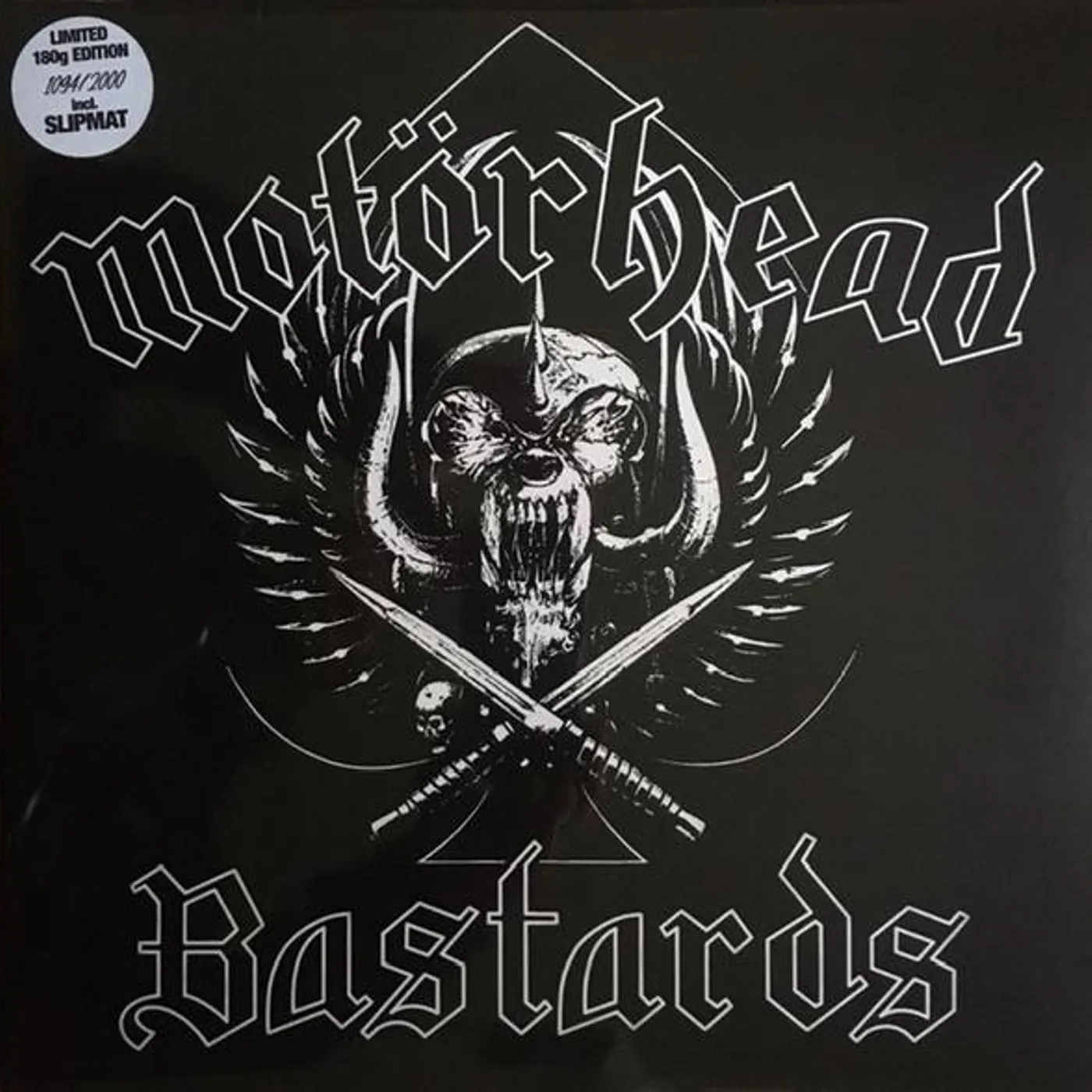 Motörhead BASTARDS (180 G + SLIPMAT) Vinyl Record - Limited Edition