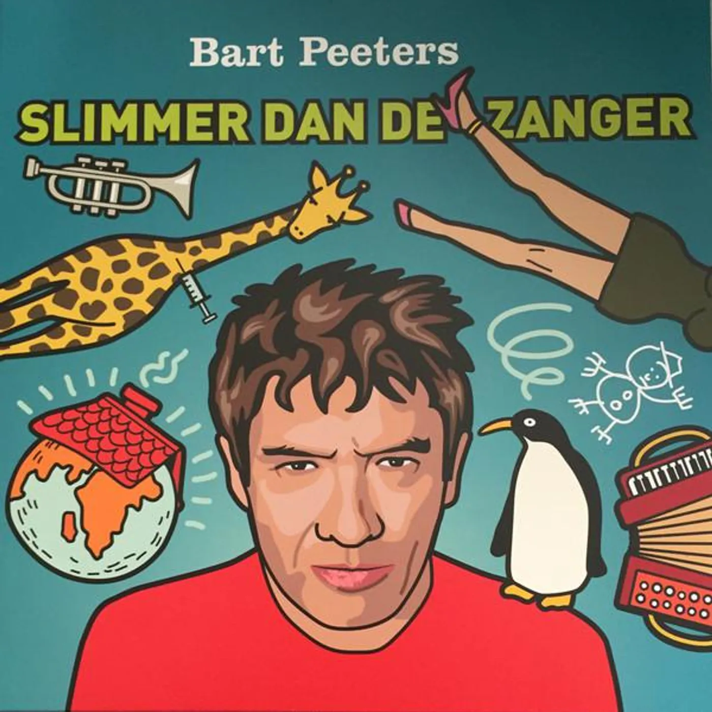 Bart Peeters SLIMMER DAN DE ZANGER Vinyl Record