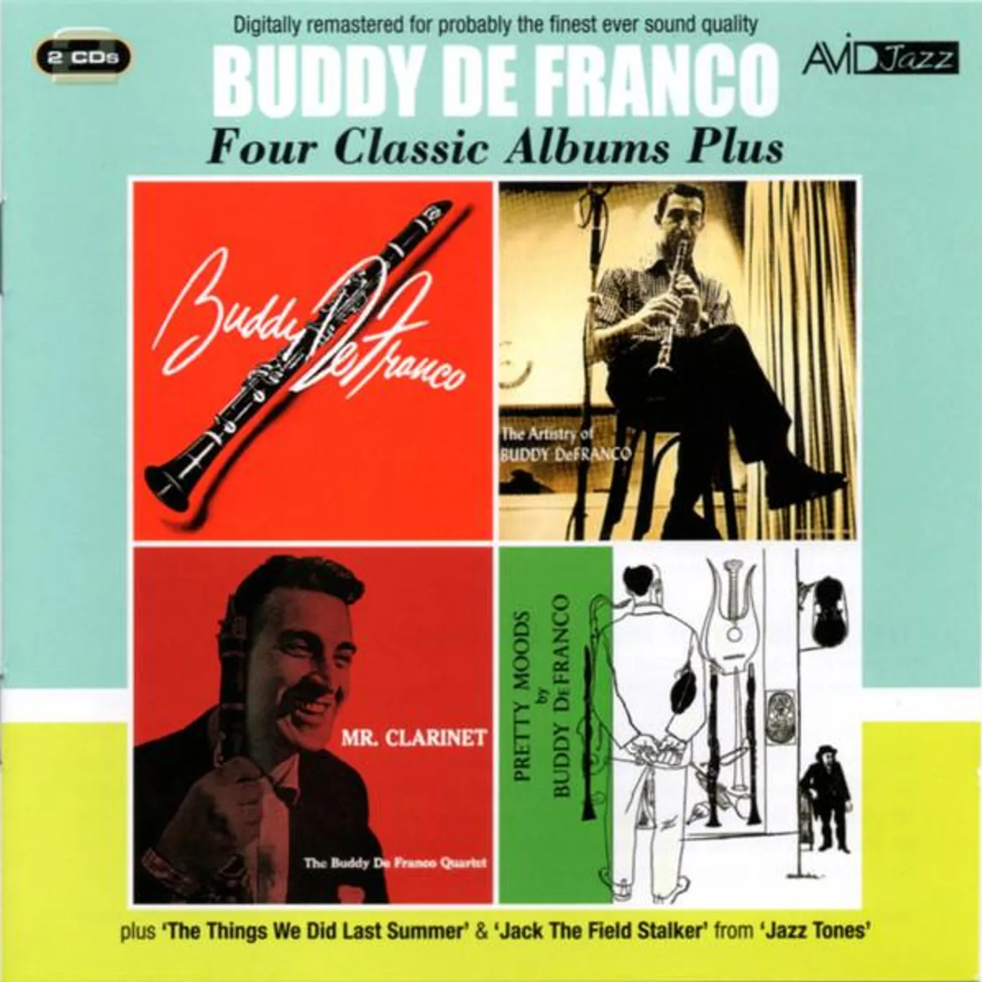 Buddy DeFranco BUDDY DE FRANCO / ARTISTRY OF CD