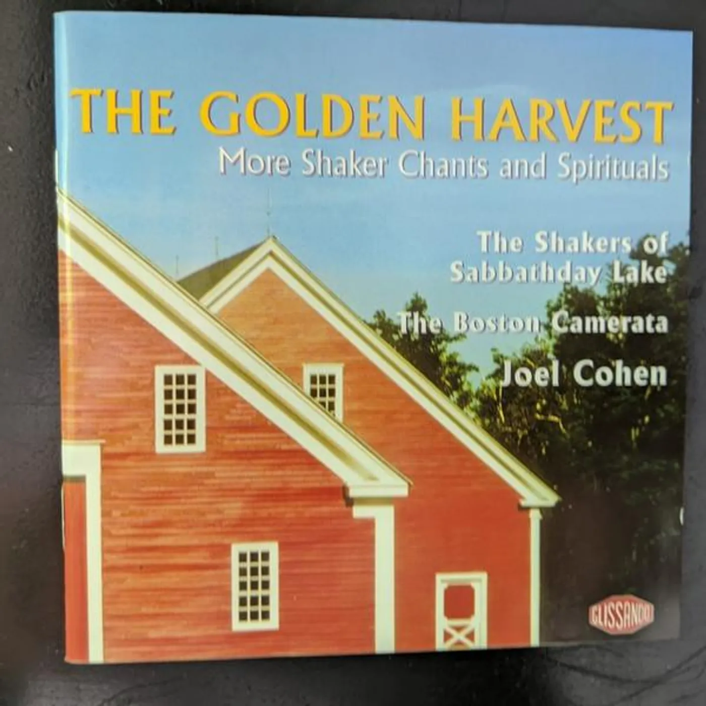Various Artists  GOLDEN HARVEST: MORE SHAKER CHANTS AND SPIRITUALS'. (BOSTON CAMERATA MEMBERS OF THE CD