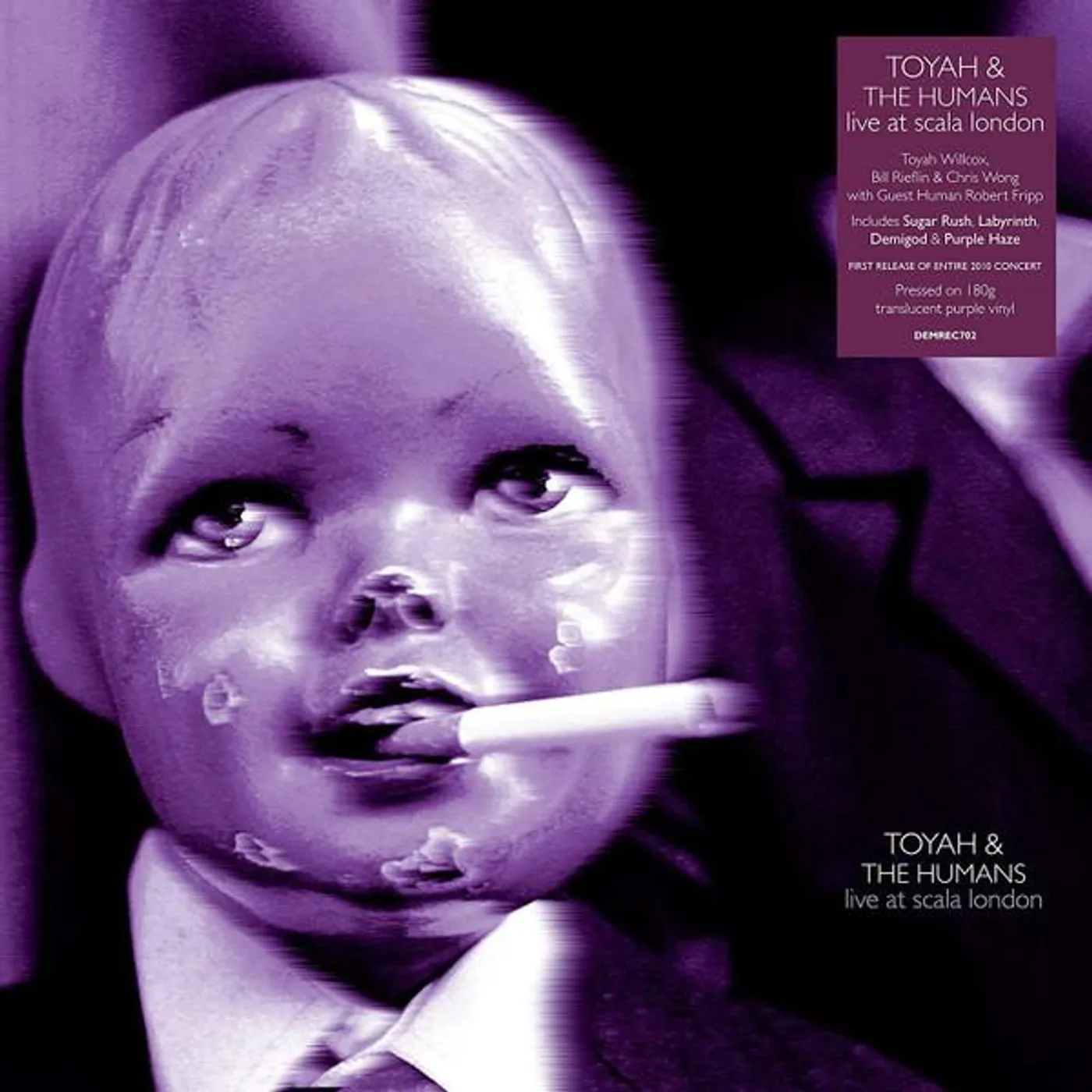 Toyah & The Humans LIVE AT THE SCALA 2010 Vinyl Record