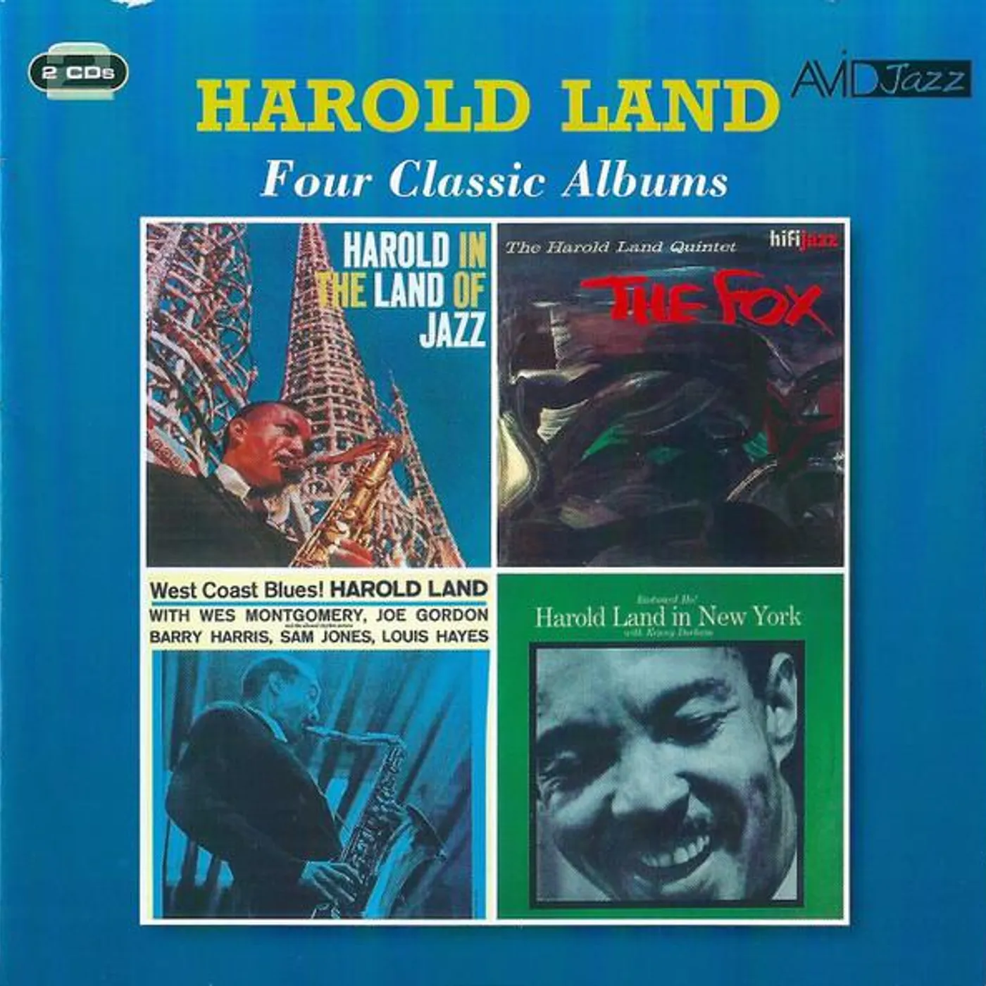 Harold Land FOUR CLASSIC ALBUMS CD