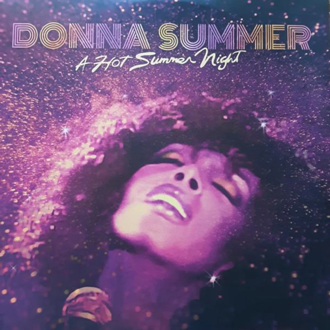 Donna Summer HOT SUMMER NIGHT (180G/PURPLE VINYL) Vinyl Record