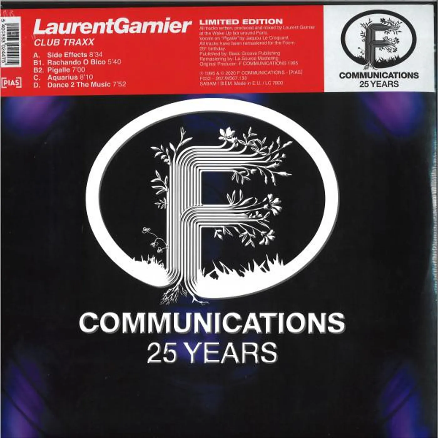 Laurent Garnier Club Traxx Vinyl Record