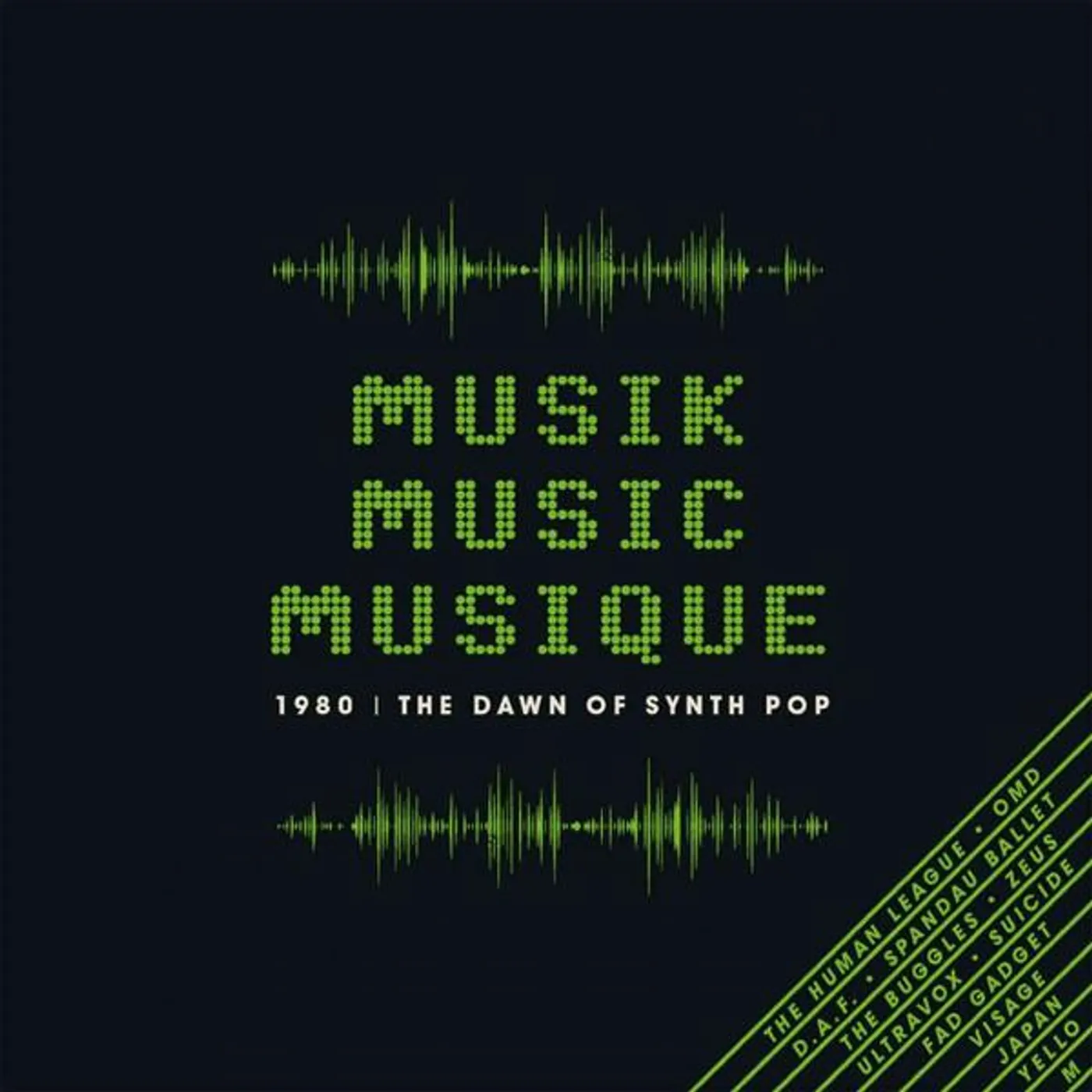 Various Artists  MUSIK MUSIC MUSIQUE 1980: THE DAWN OF SYNTH POP (3CD CAPACITY WALLET) CD