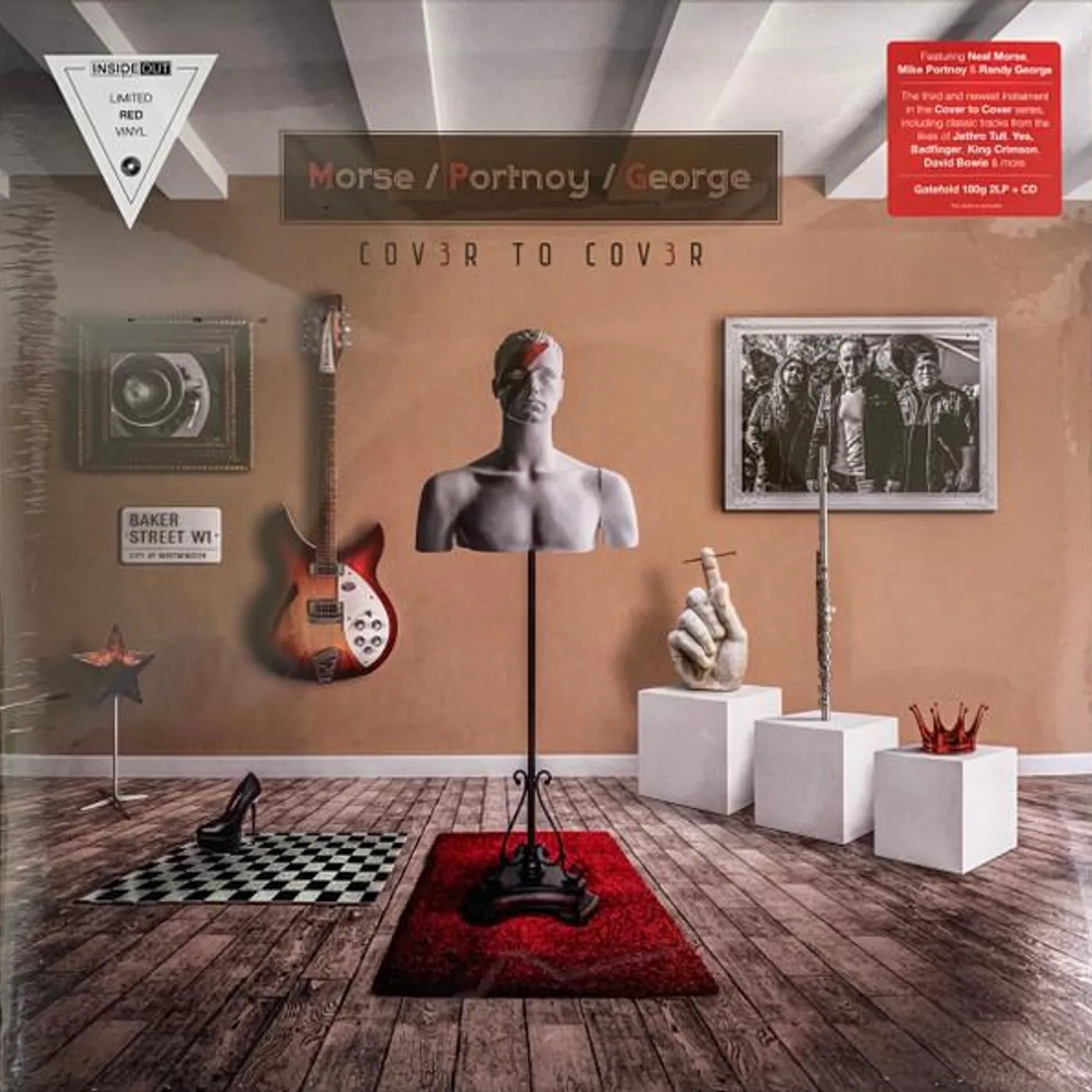 Morse/Portnoy/George COV3R TO COV3R (3LP) Vinyl Record