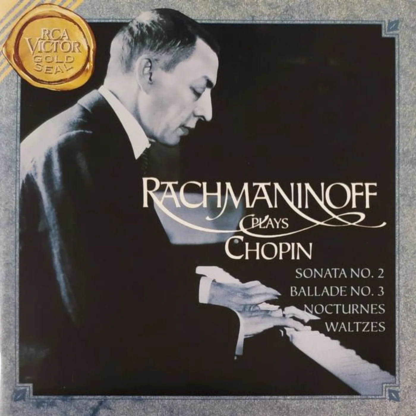 Sergei Rachmaninoff PLAYS CHOPIN CD