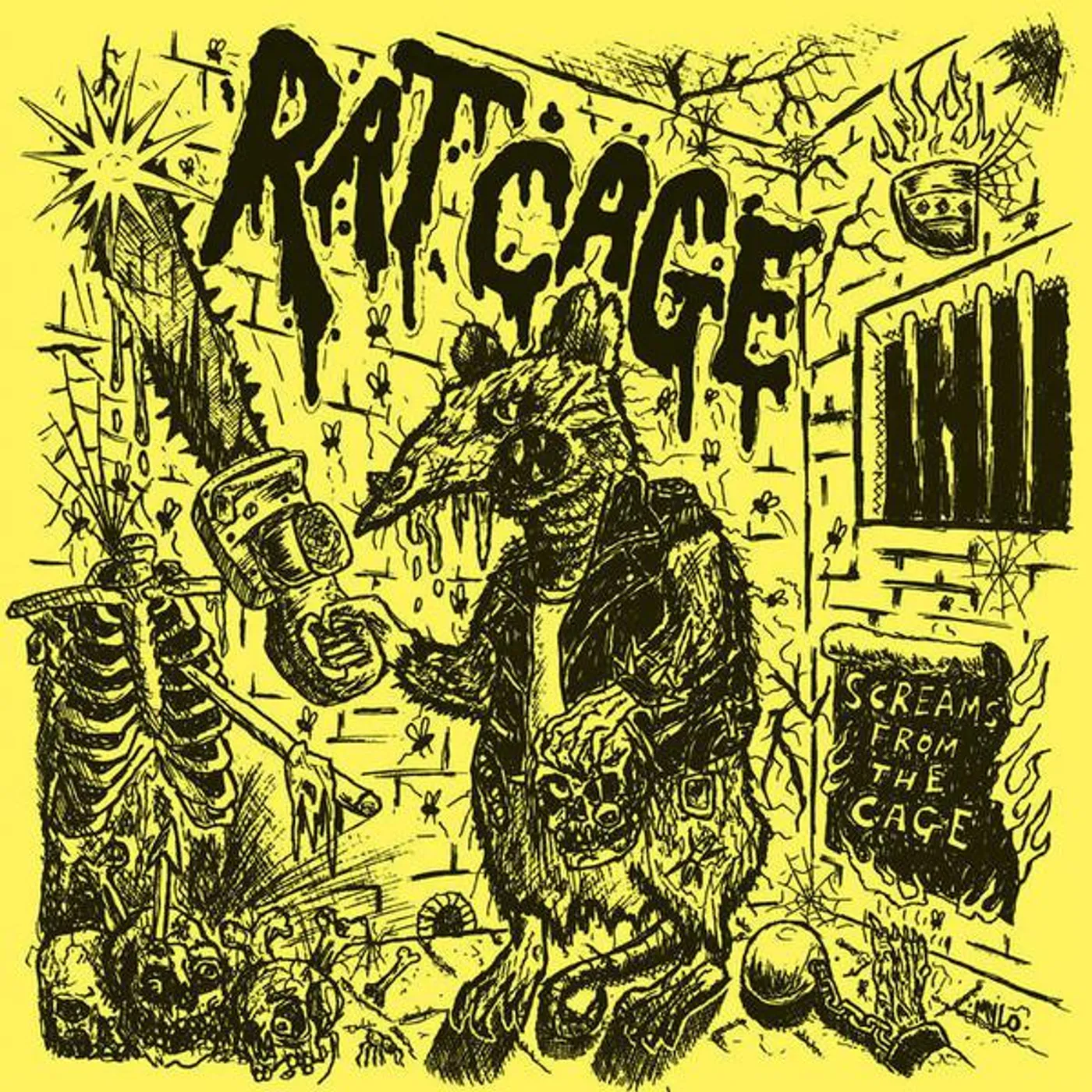 Rat Cage Screams From The Cage Vinyl Record