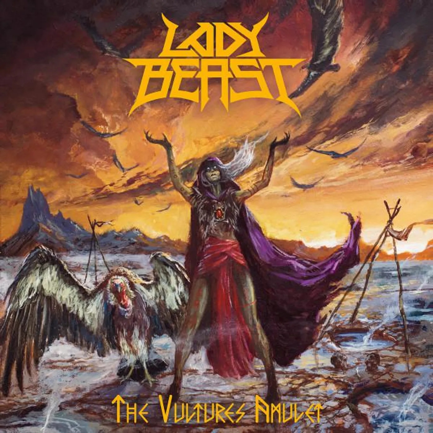 Lady Beast VULTURE'S AMULET Vinyl Record