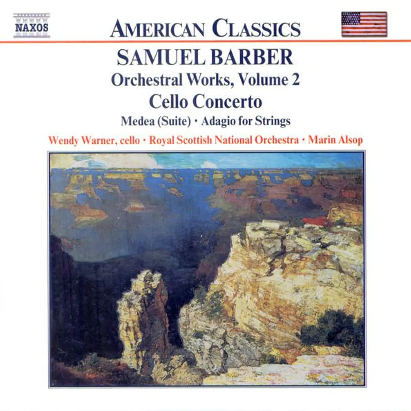 Barber CELLO CONCERTO/MEDEA CD