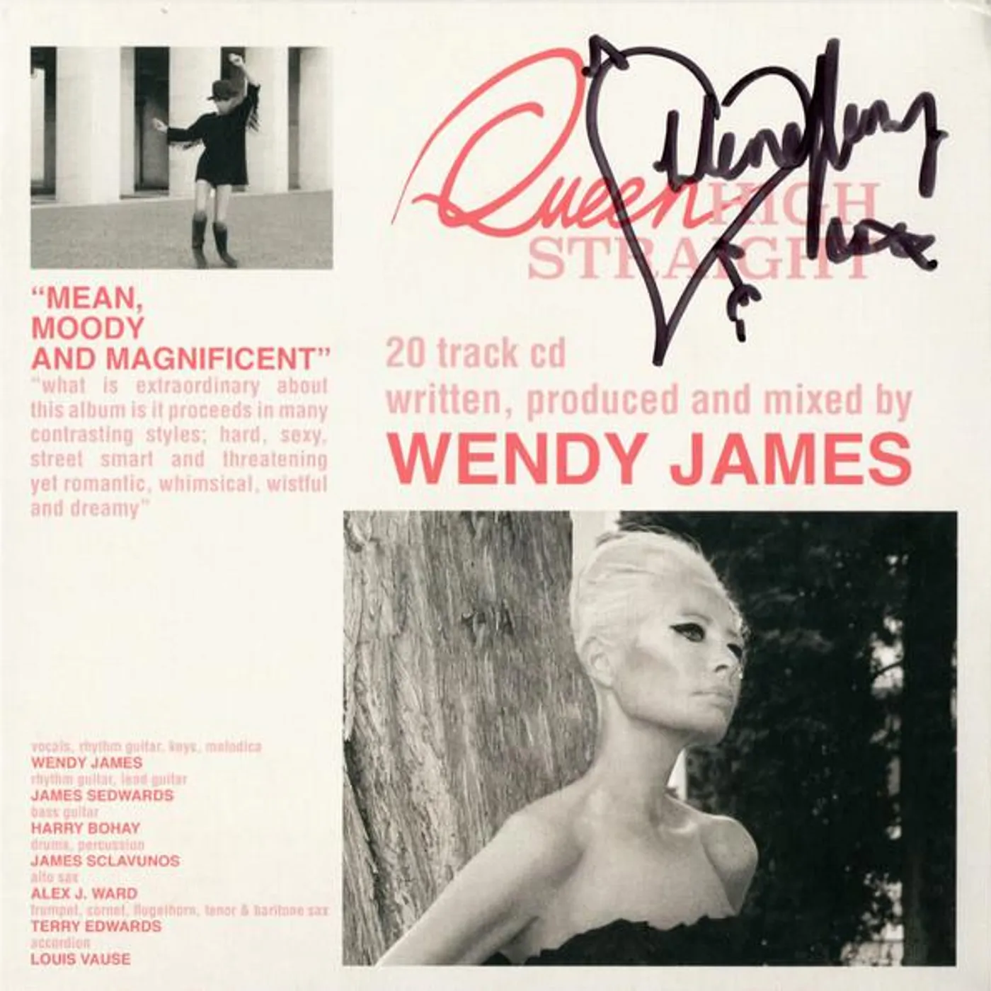 Wendy James QUEEN HIGH STRAIGHT CD