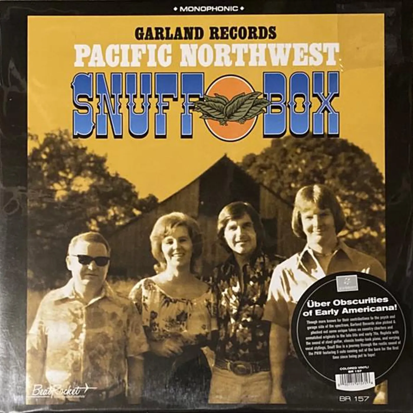 Garland Records PACIFIC NORTHWEST SNUFF BOX (GOLD VINYL)