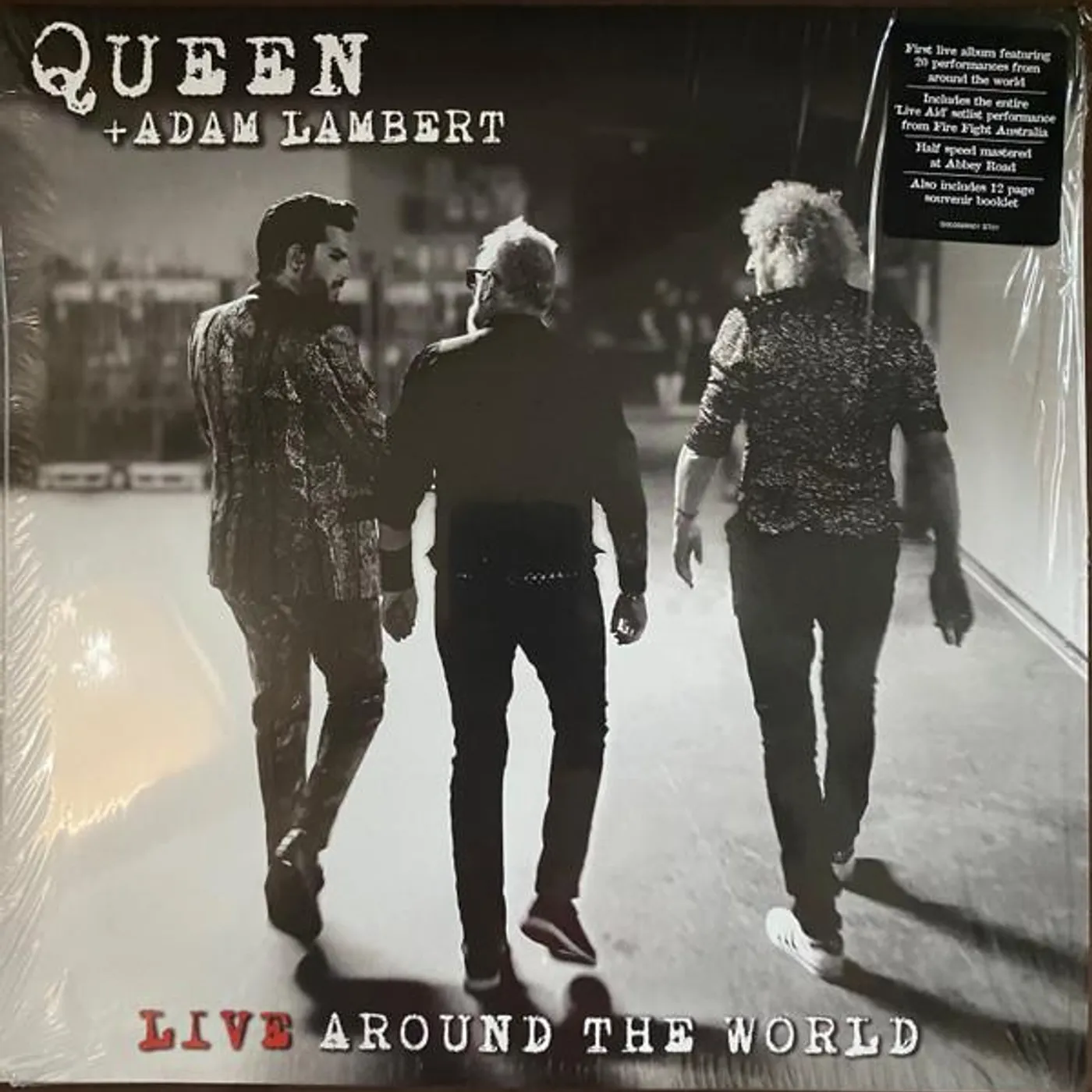 Queen & Adam Lambert LIVE AROUND THE WORLD (2LP) Vinyl Record