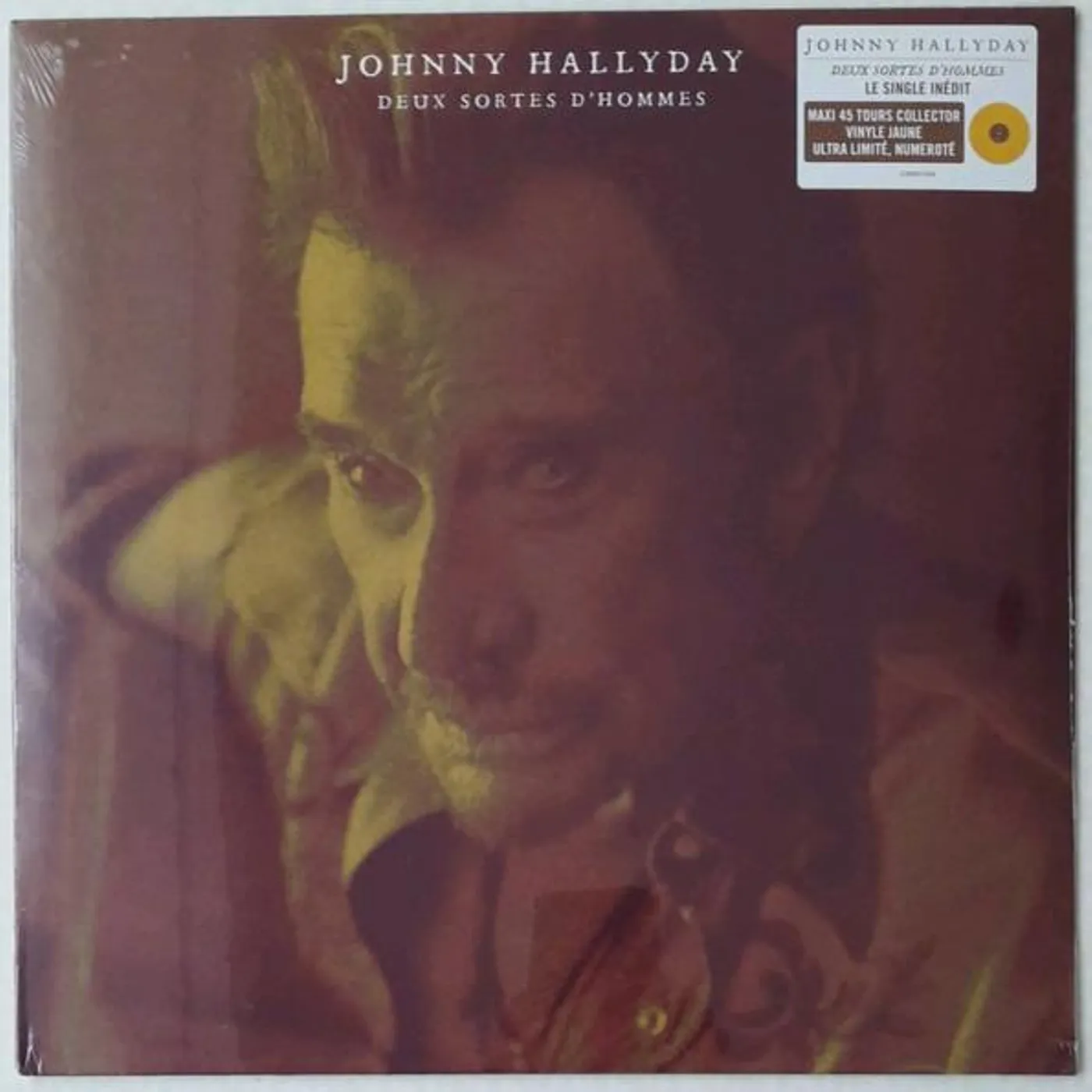 Johnny Hallyday DEUX SORTES D'HOMMES / TES TENDRES ANNEES (LIVE) Vinyl Record