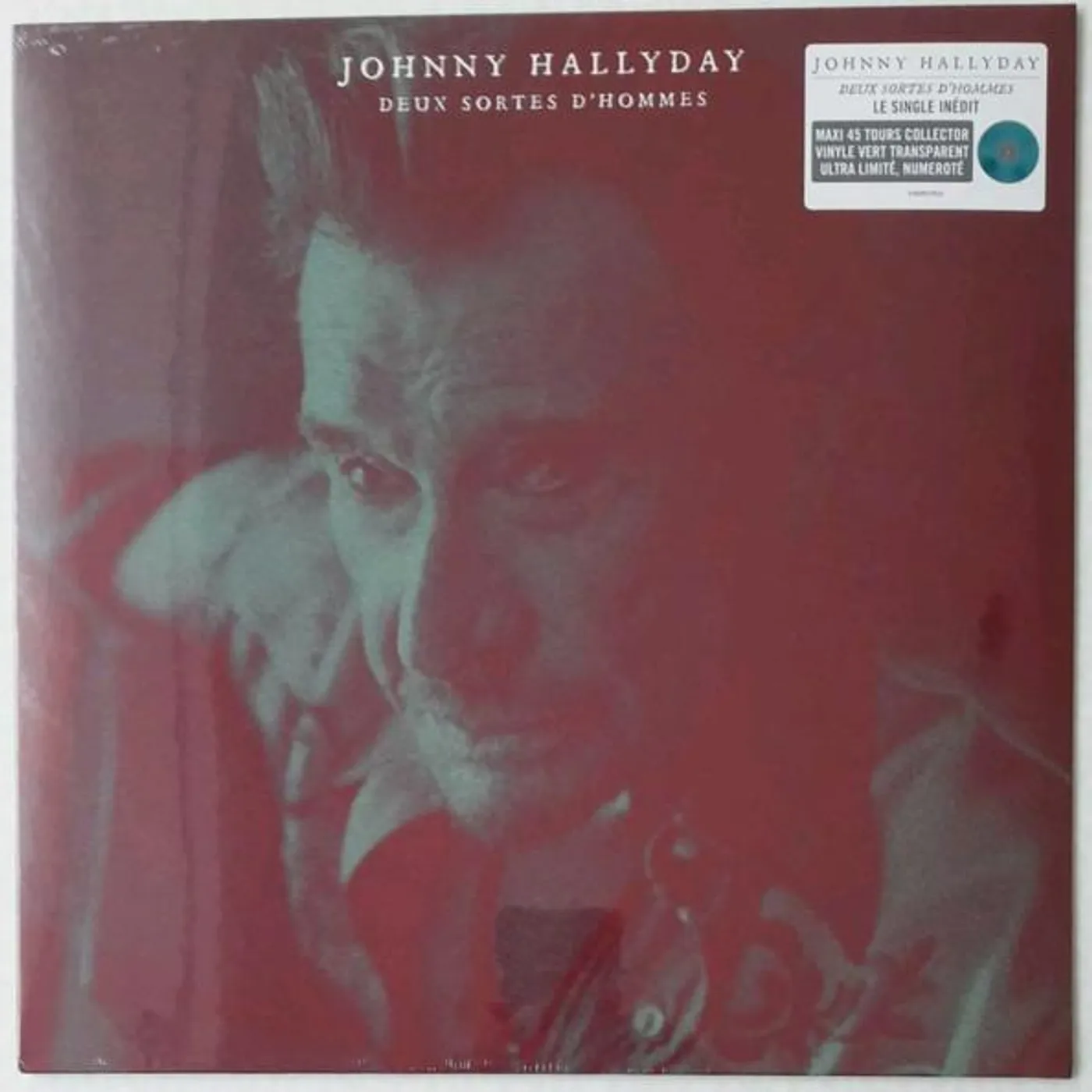 Johnny Hallyday DEUX SORTES D'HOMMES / LA TERRE PROMISE (LIVE) Vinyl Record
