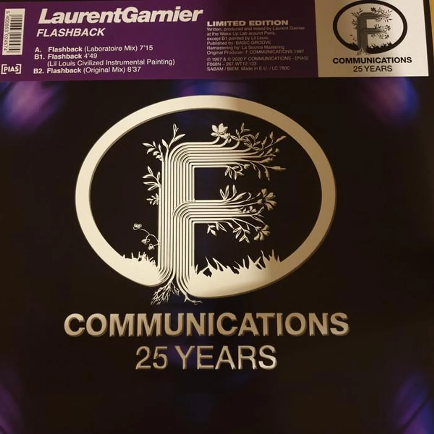 Laurent Garnier Flashback Vinyl Record