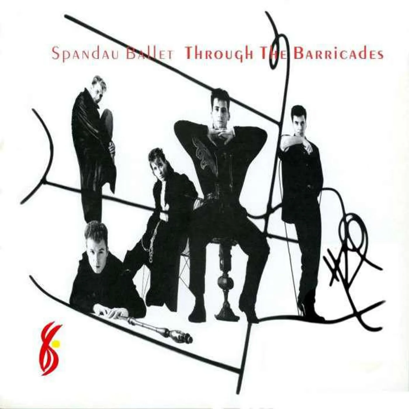 Spandau Ballet THROUGH THE BARRICADES Vinyl Record