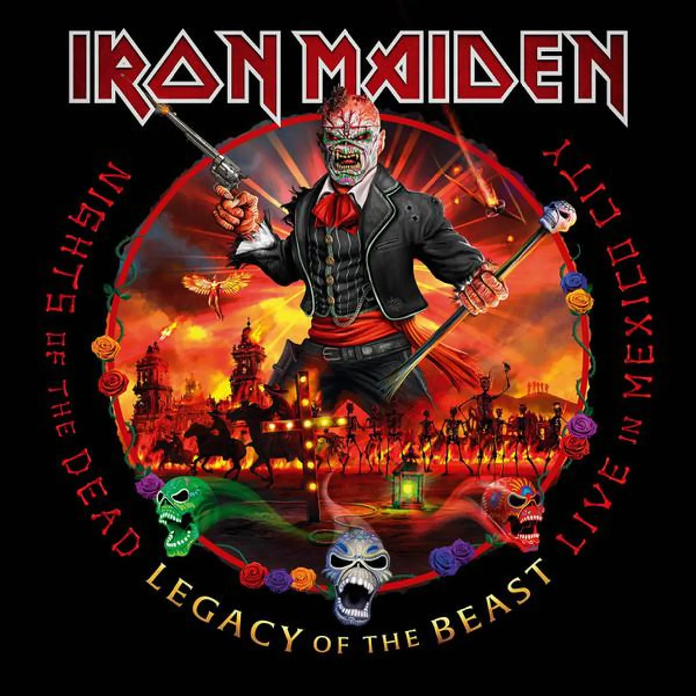 Iron Maiden NIGHT OF THE DEAD LEGACY OF THE BEAST: LIVE IN Vinyl Record