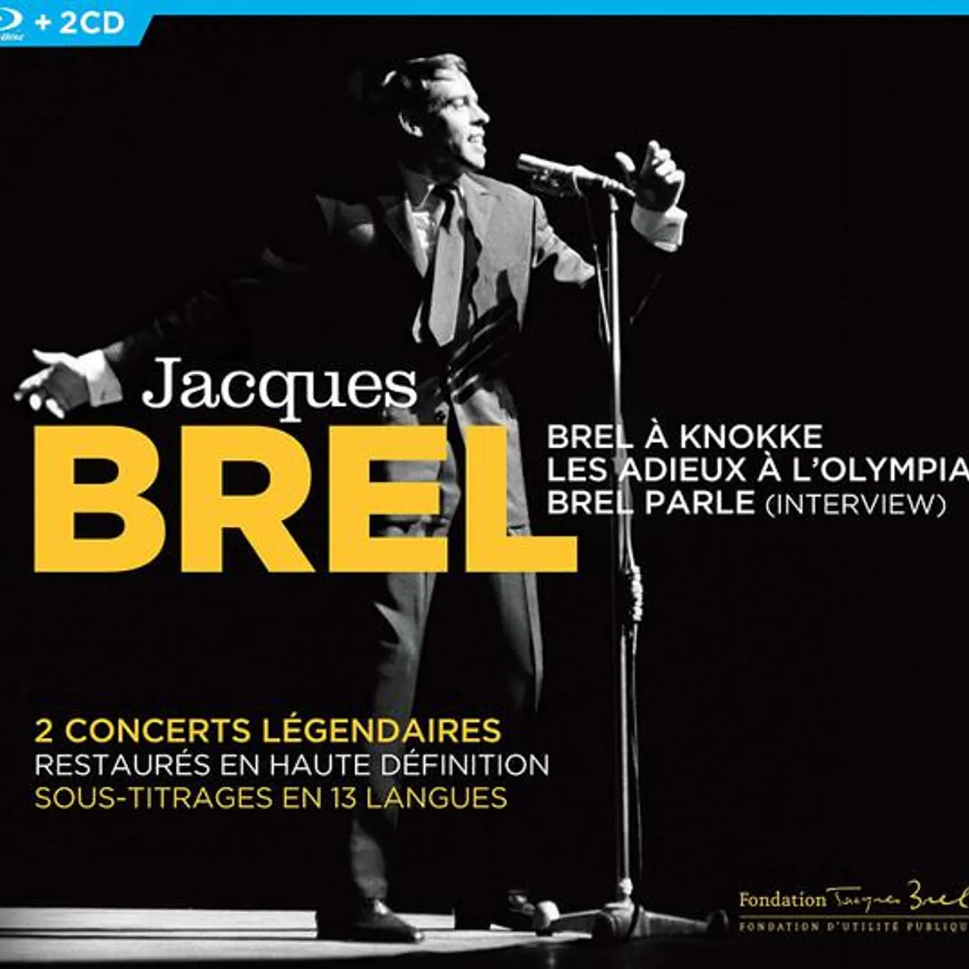 Jacques Brel EN CONCERT CD