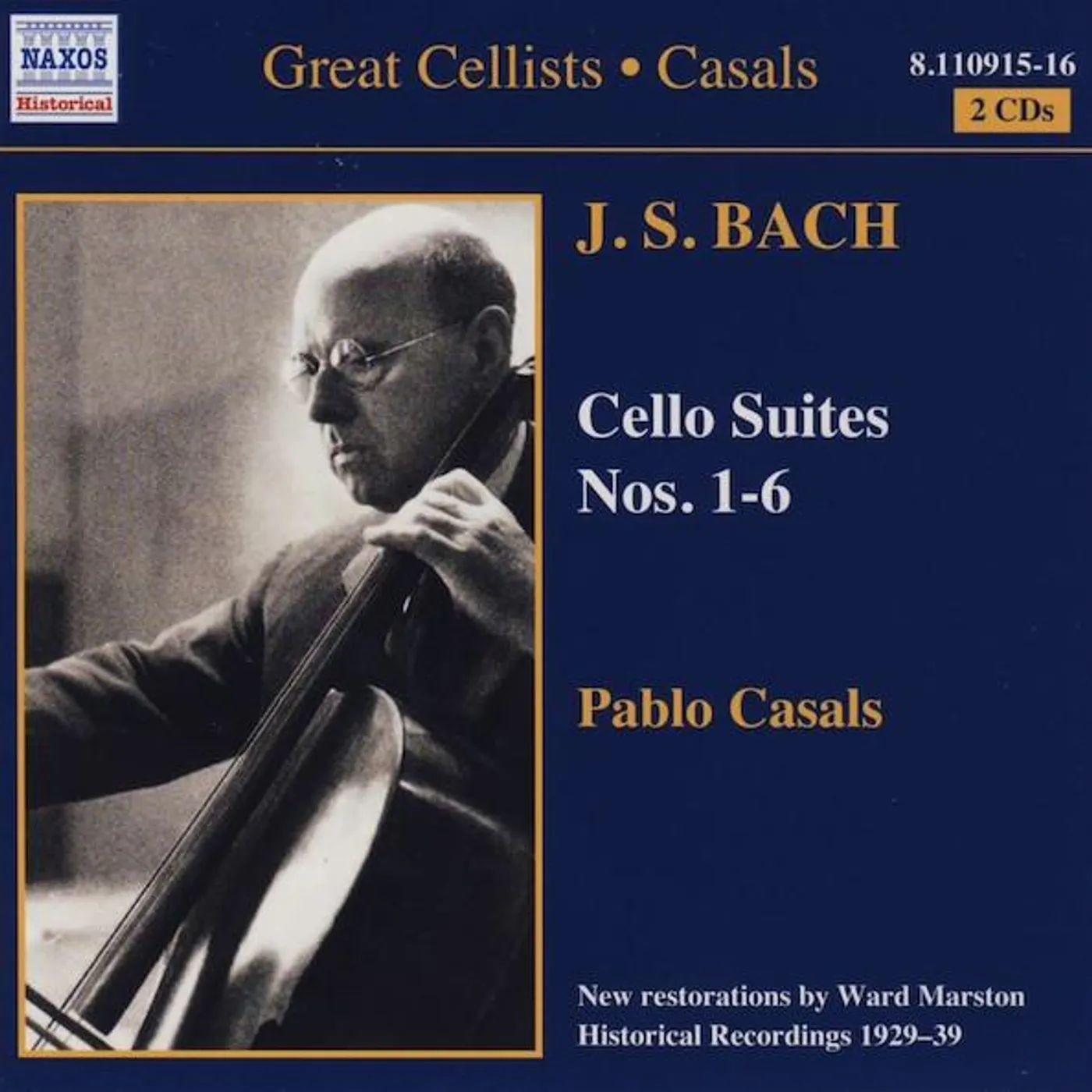 CELLO SUITES NOS.1-6 - BACH CD