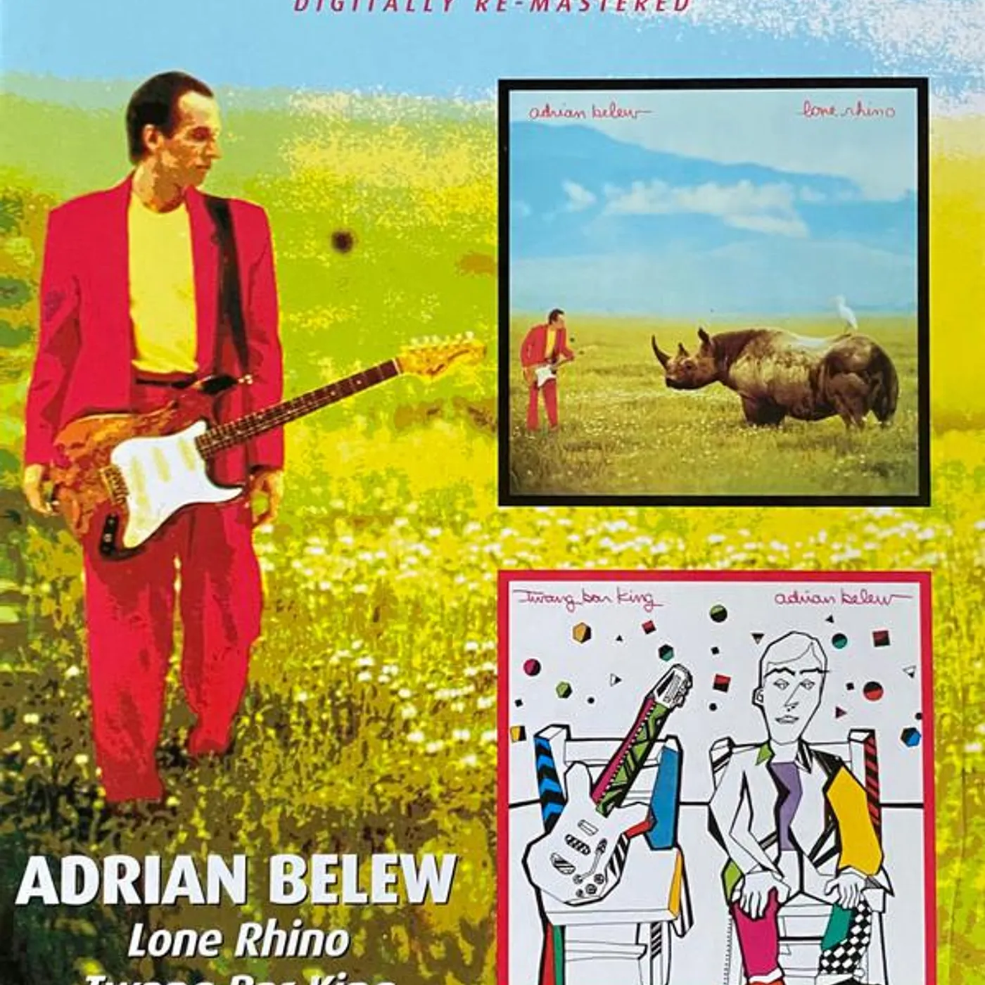 Adrian Belew LONE RHINO / TWANG BAR KING (REMASTERED) CD