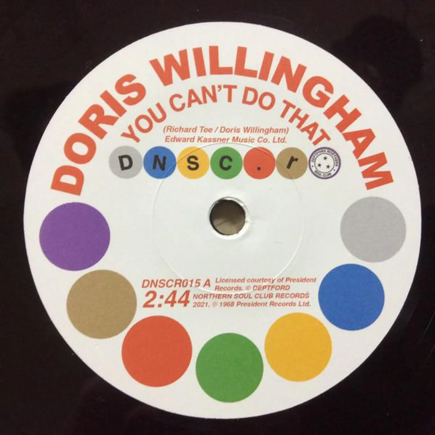 Doris Willingham / Pat Hervey & The Tiaras YOU CAN'T DO THAT / CAN'T GET YOU OUT OF MY MIND Vinyl Record