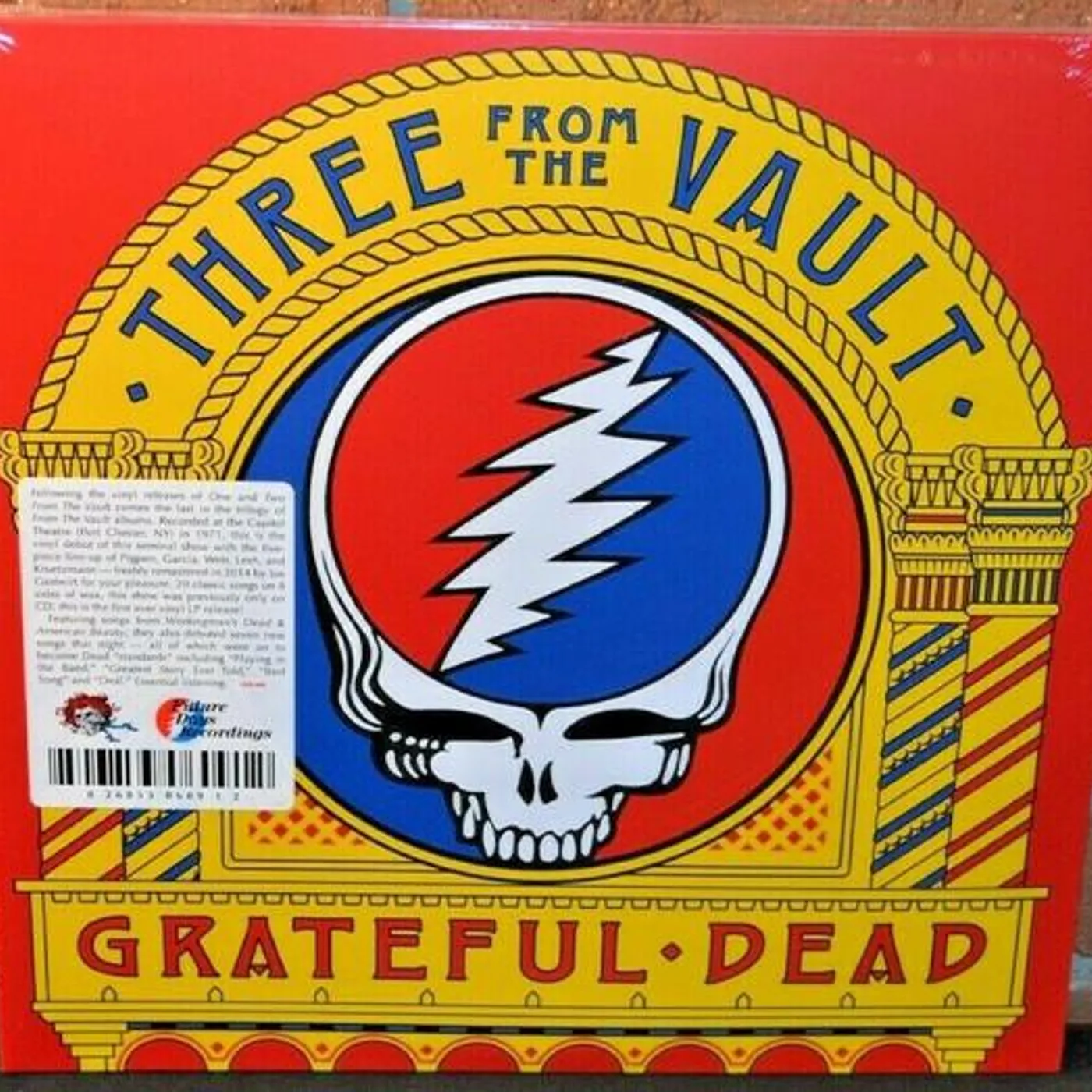 Grateful Dead THREE FROM THE VAULT Vinyl Record
