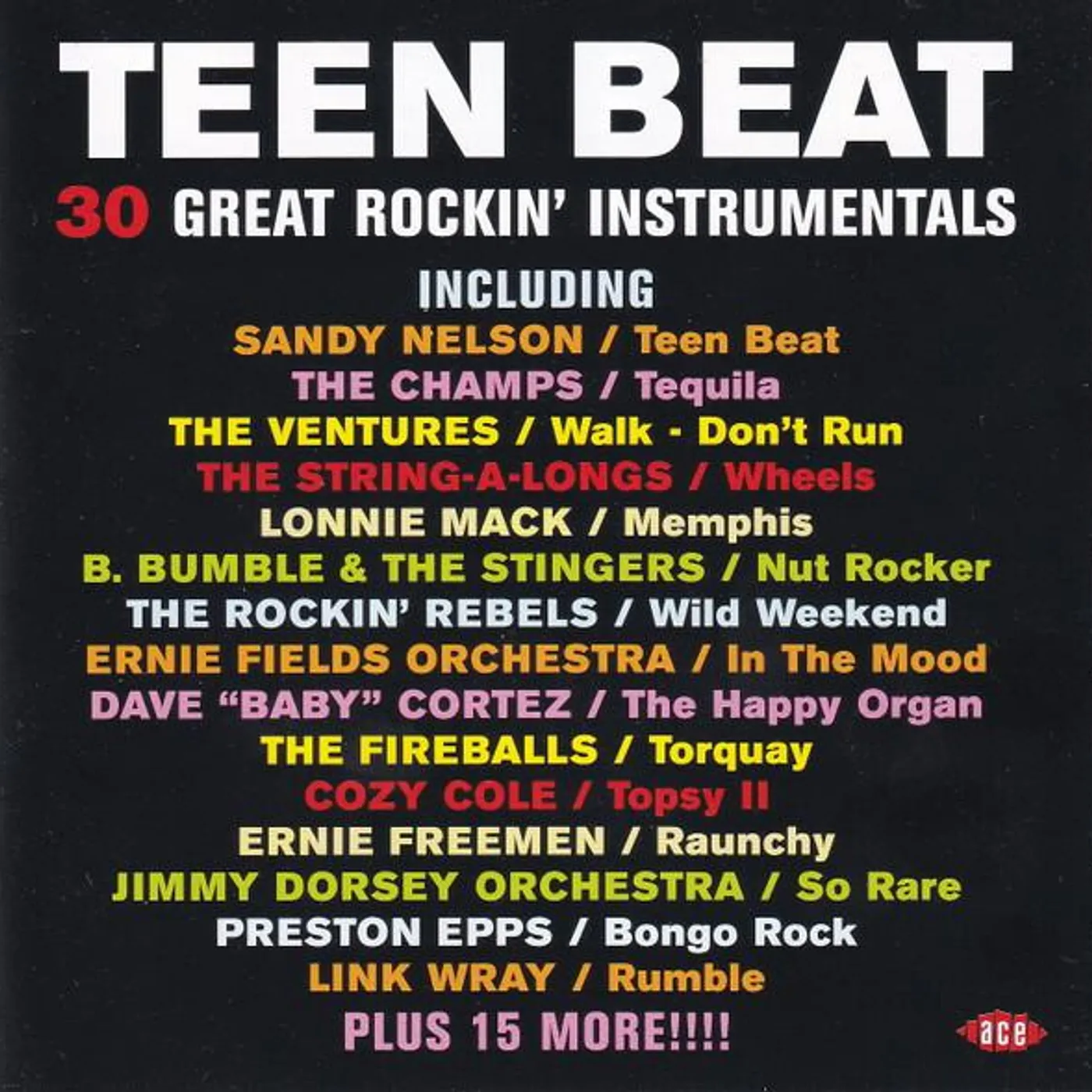 Various Artists  TEEN BEAT: 30 GREAT ROCKIN INSTRUMENTALS / VAR CD