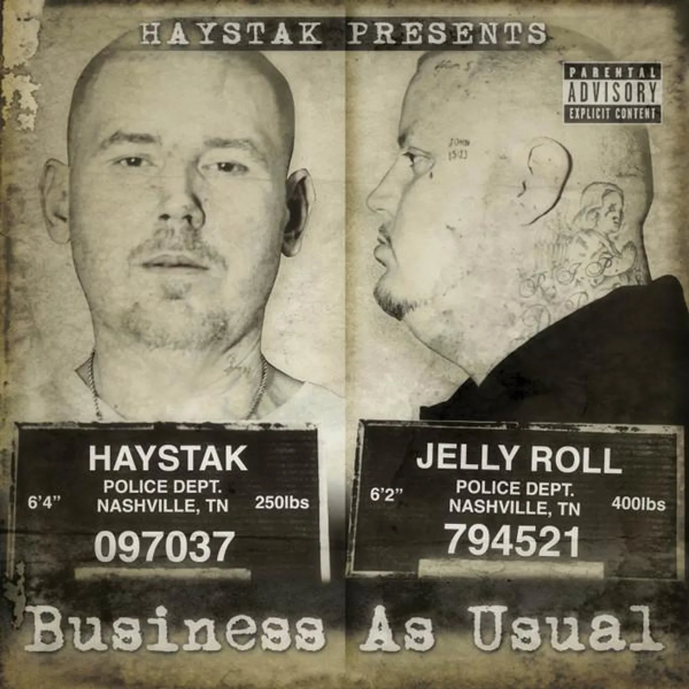 Haystak & Jelly Roll BUSINESS AS USUAL CD