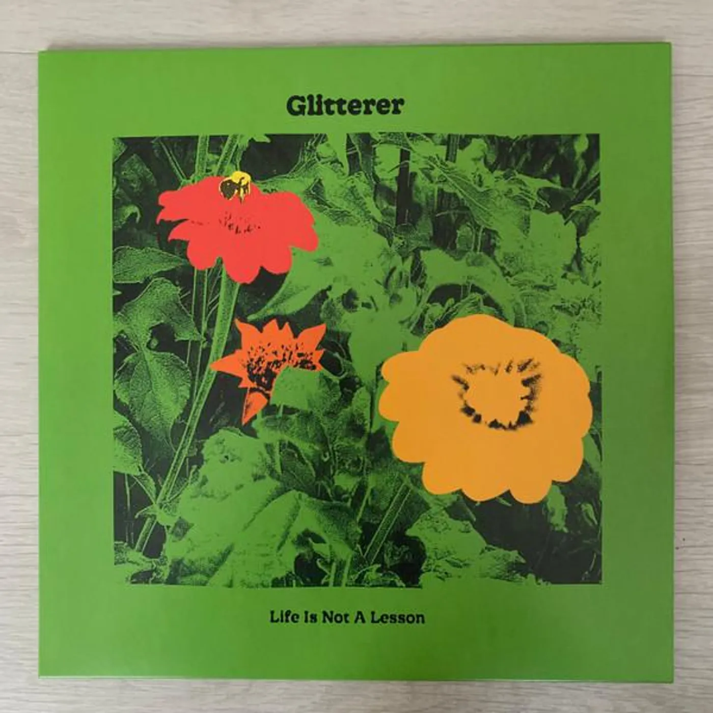 Glitterer LIFE IS NOT A LESSON (RED VINYL) Vinyl Record