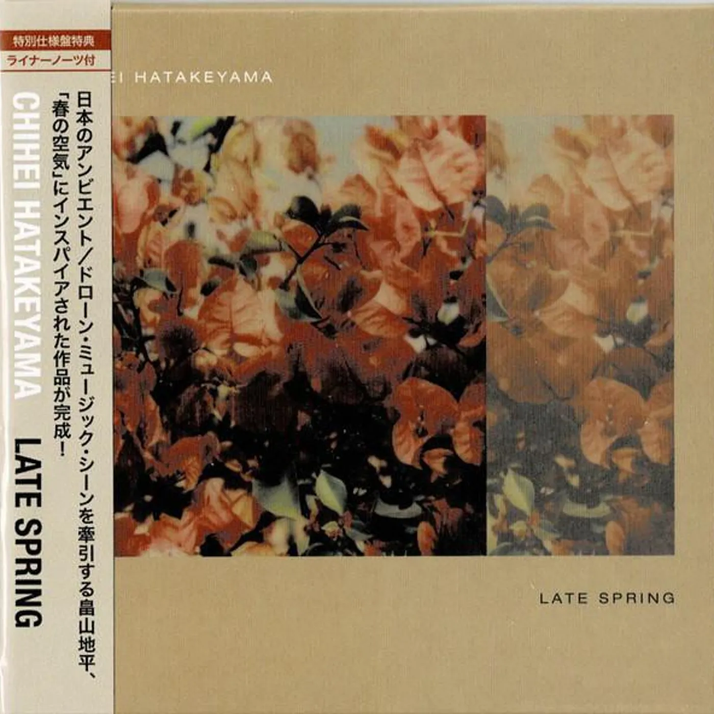 Chihei Hatakeyama LATE SPRING CD