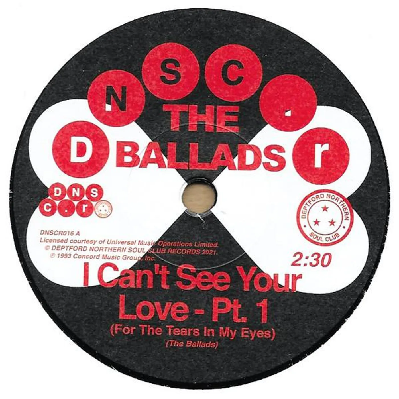 Ballads I CAN'T SEE YOUR LOVE (FOR THE TEARS IN MY EYES) Vinyl Record