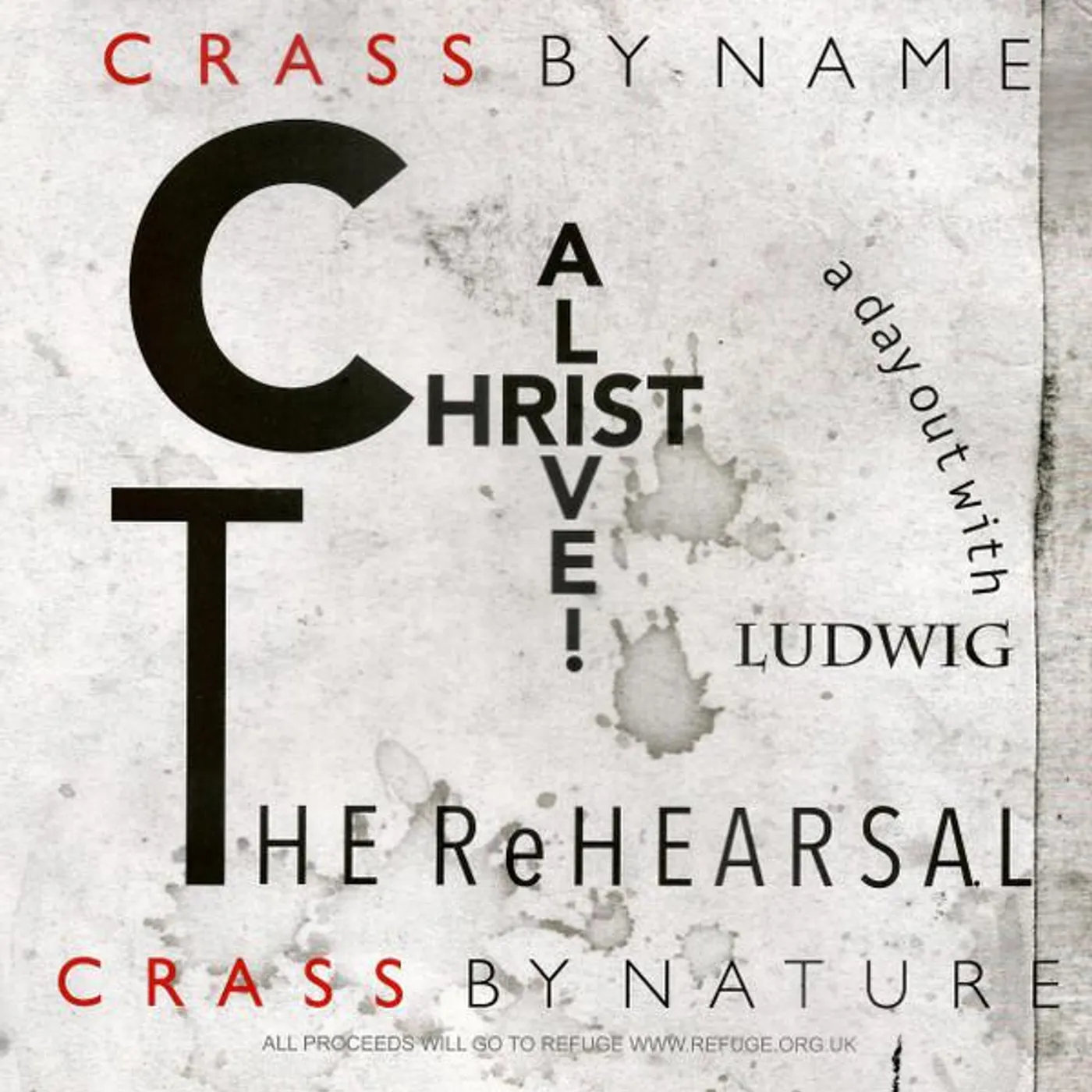Crass CHRIST ALIVE! - THE REHEARSAL Vinyl Record