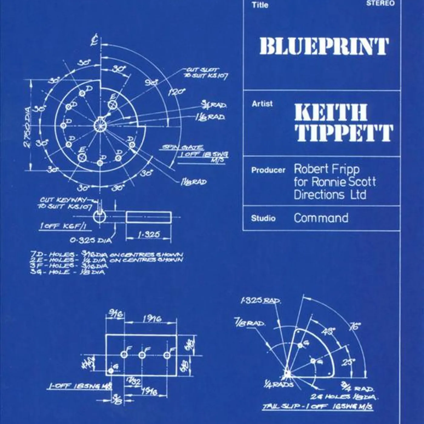 Keith Tippett BLUEPRINT (REMASTERED) CD