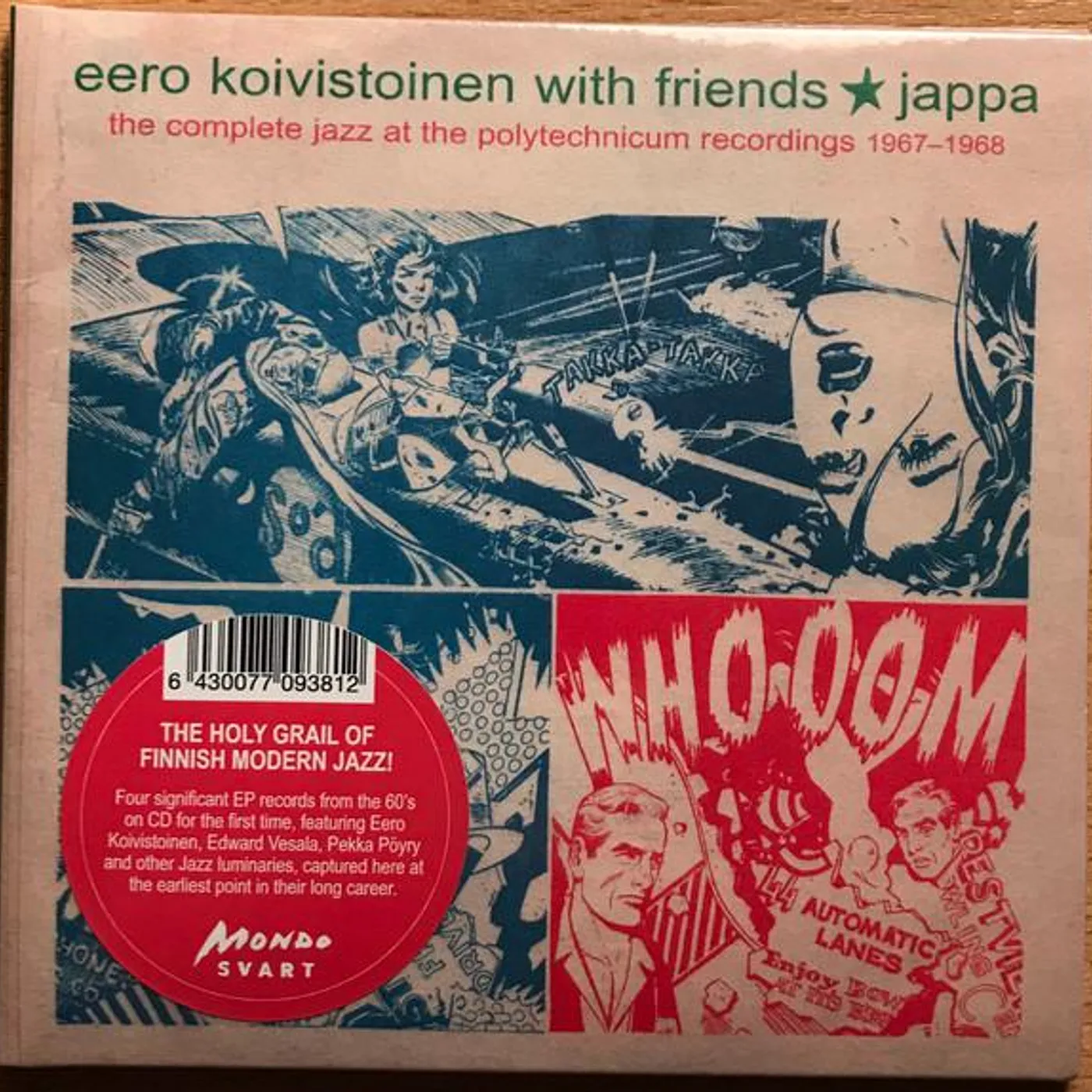 Eero Koivistoinen JAPPA:COMPLETE JAZZ AT THE POLYTECHNICUM 1967-1968 CD